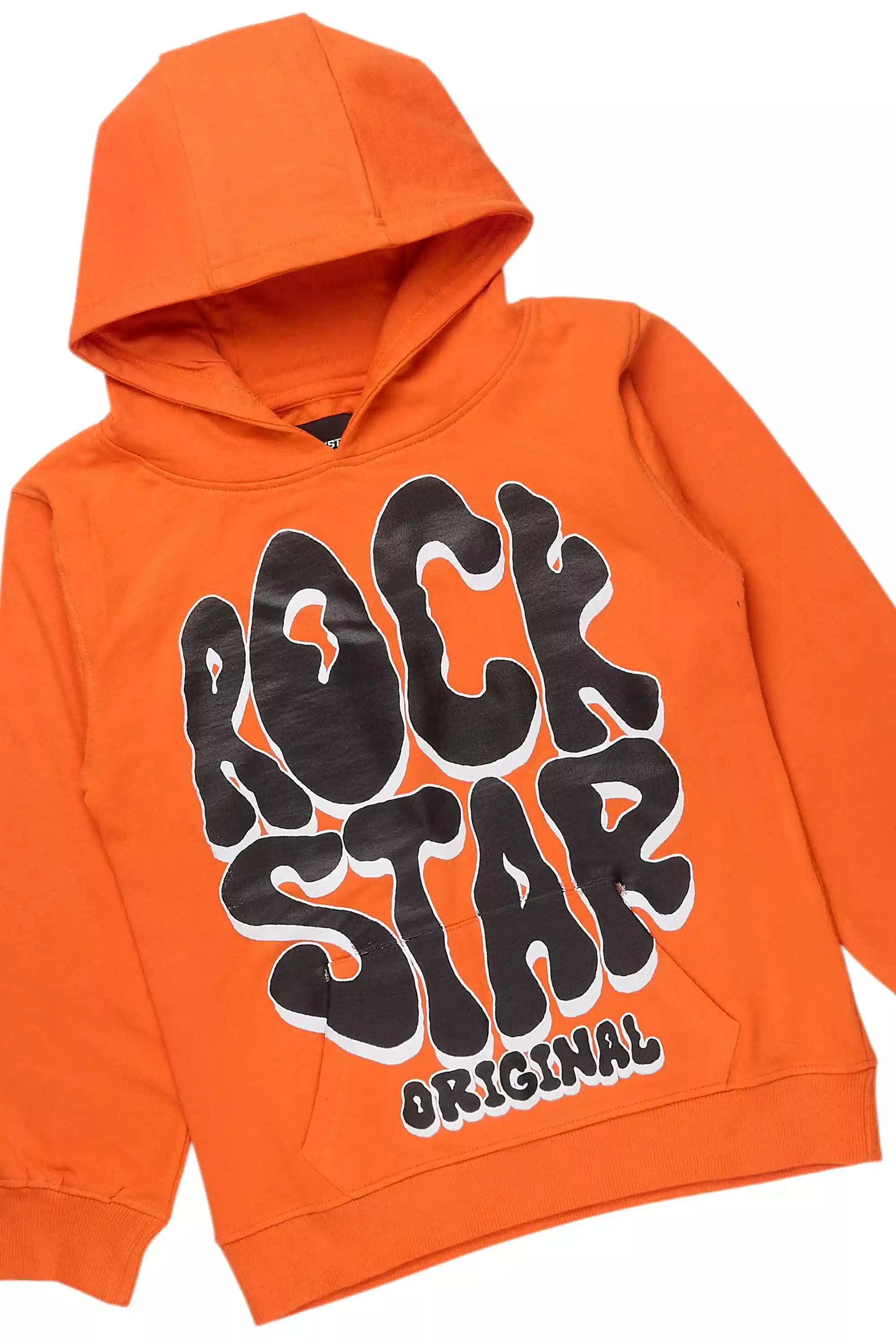 Boys Warblen Orange/Black Stacked Flare Track Set