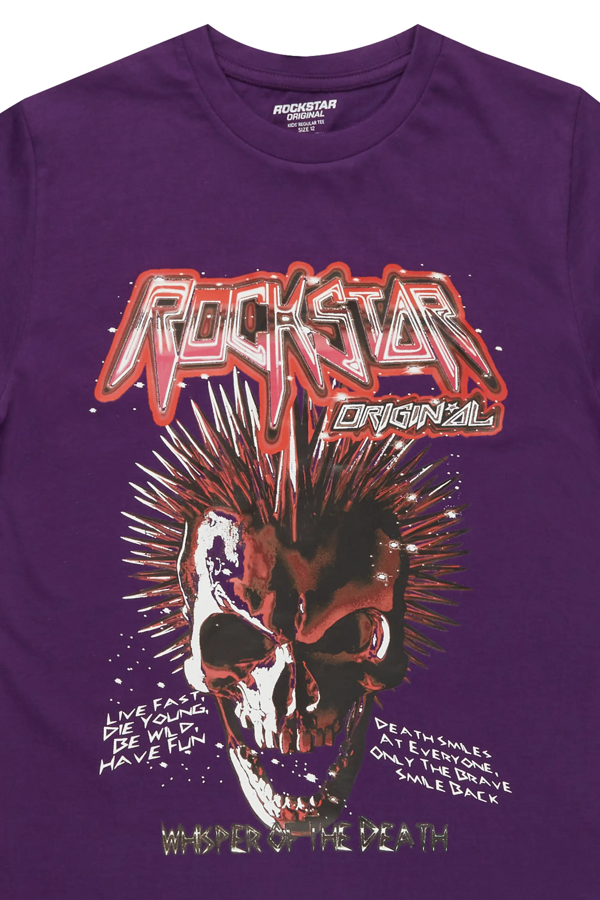 Boys Ambler Purple Graphic T-Shirt