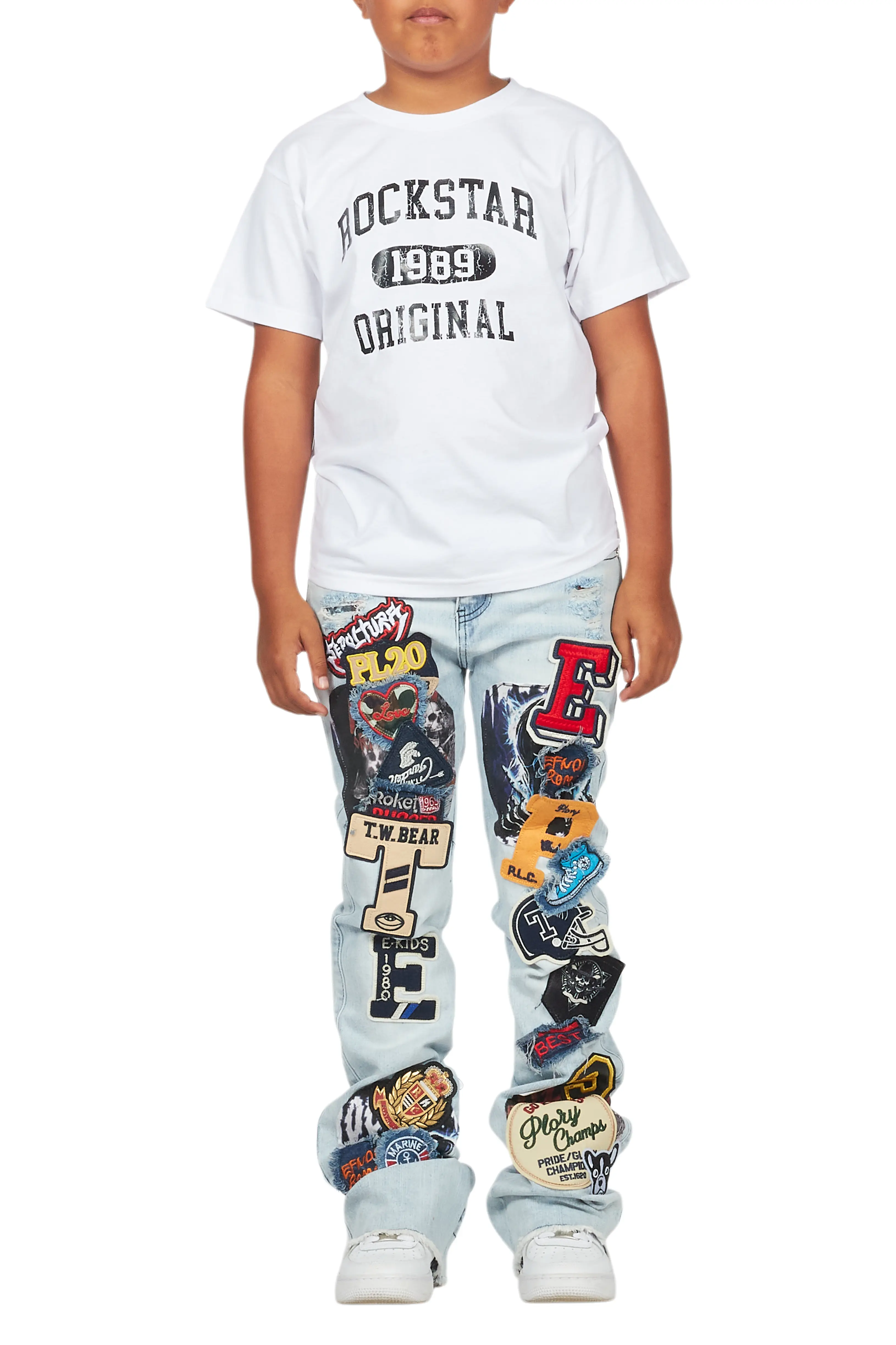 218-boys-espen-blue-stacked-flare-jean-10.webp Boys Espen Blue Stacked Flare Jean