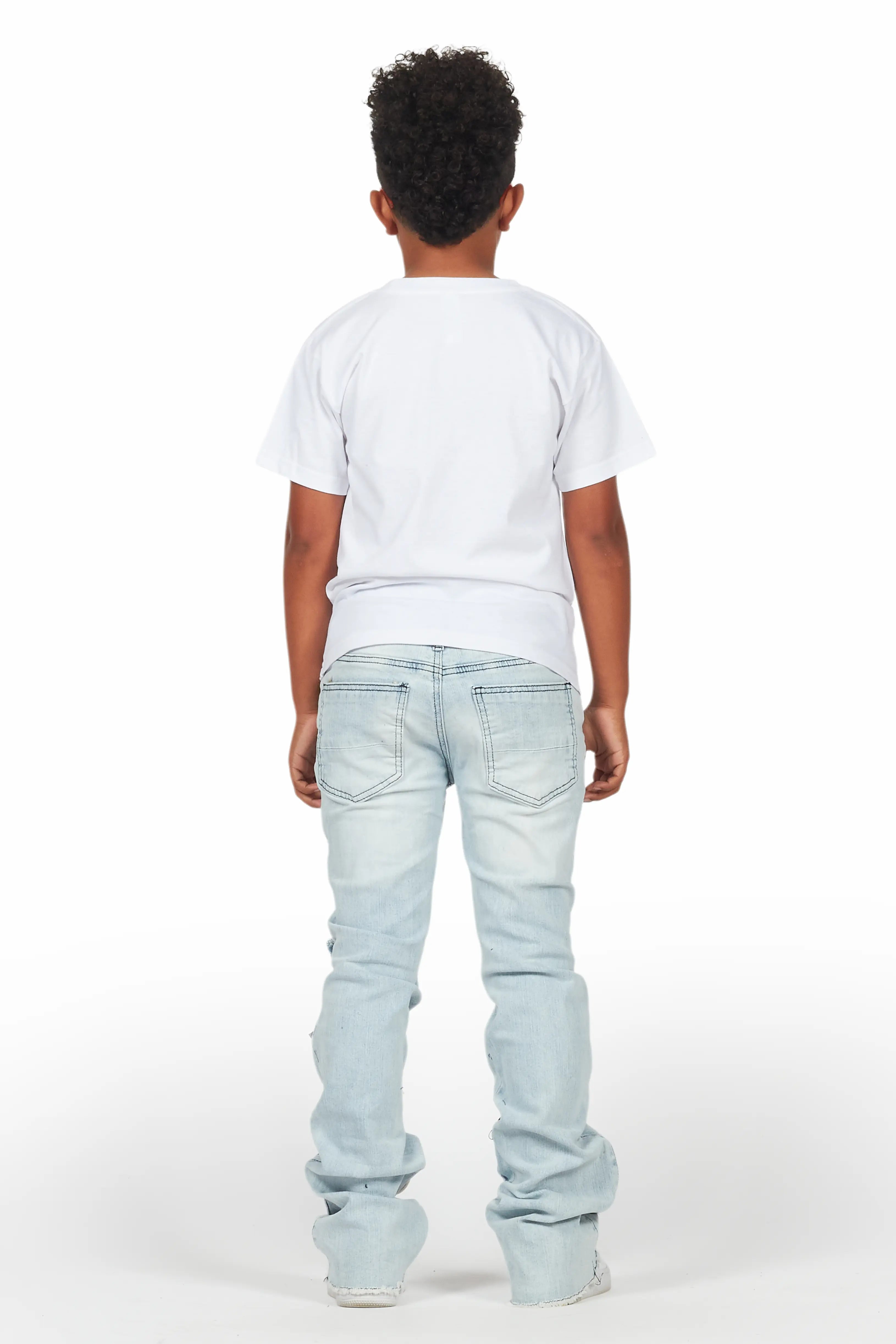 218-boys-espen-blue-stacked-flare-jean-5.jpg Boys Espen Blue Stacked Flare Jean