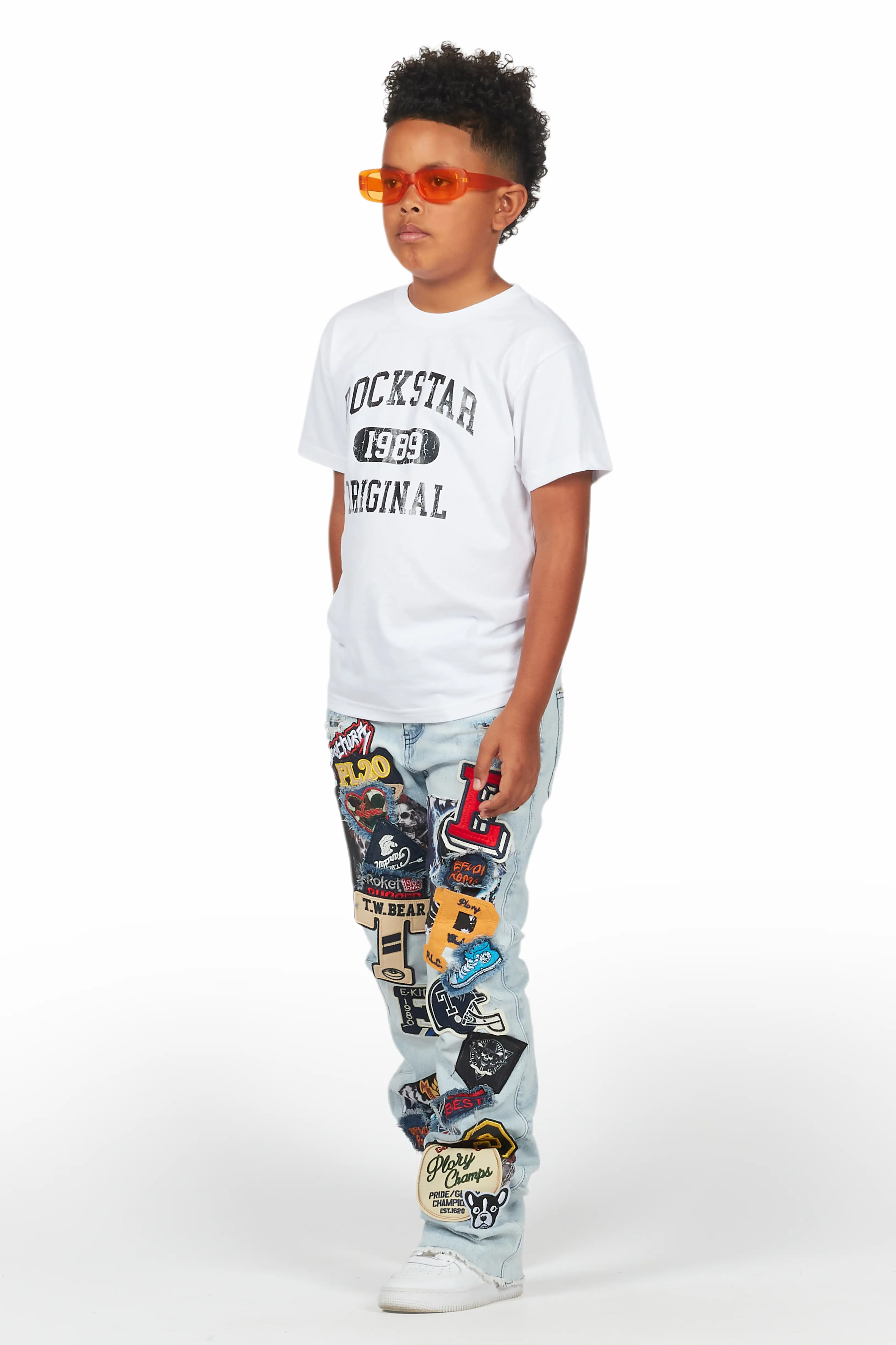 218-boys-espen-blue-stacked-flare-jean-7.webp Boys Espen Blue Stacked Flare Jean