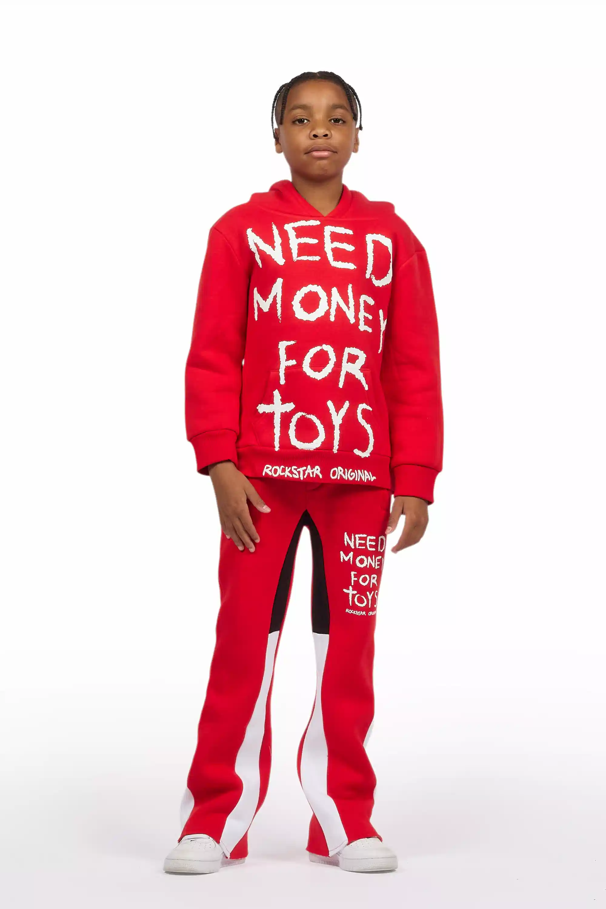 21965-boys-m4-toys-red-white-hoodie-stacked-flare-track-set-2.webp Boys M4 Toys Red/White Hoodie Stacked Flare Track Set