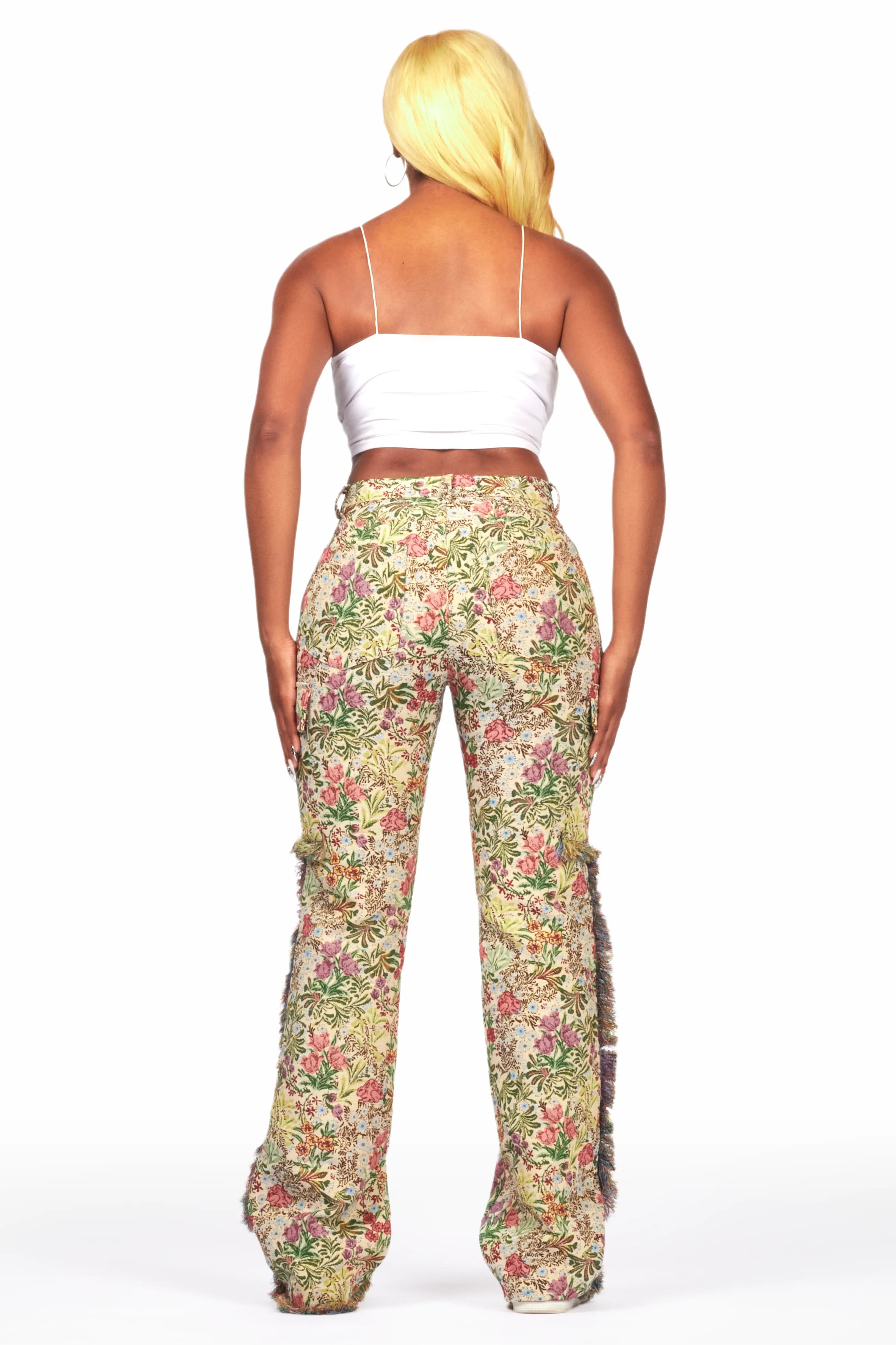 22886-tamia-beige-floral-tapestry-stacked-pant-10.jpg Tamia Beige Floral Tapestry Stacked Pant