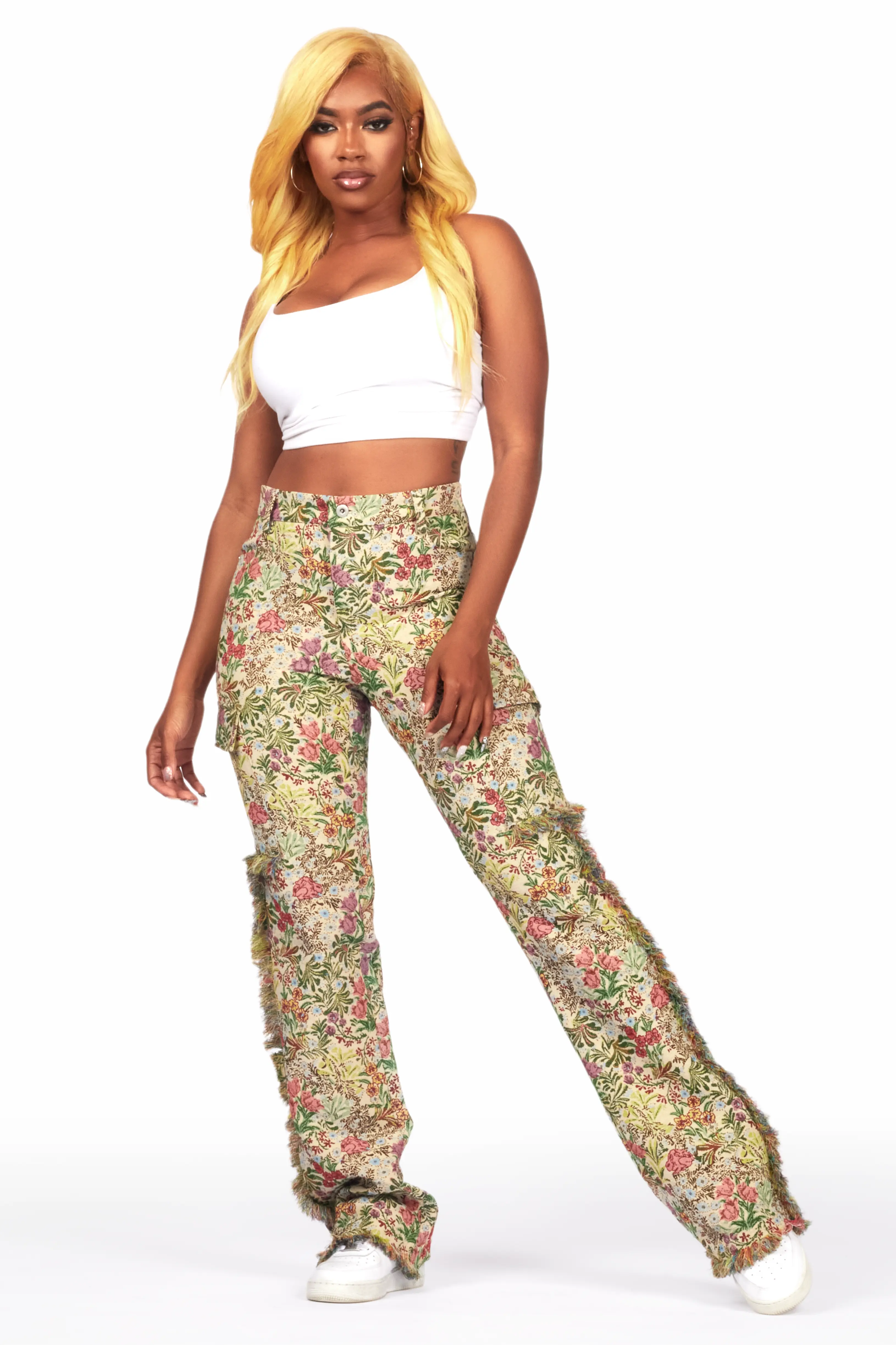 22886-tamia-beige-floral-tapestry-stacked-pant-5.webp Tamia Beige Floral Tapestry Stacked Pant