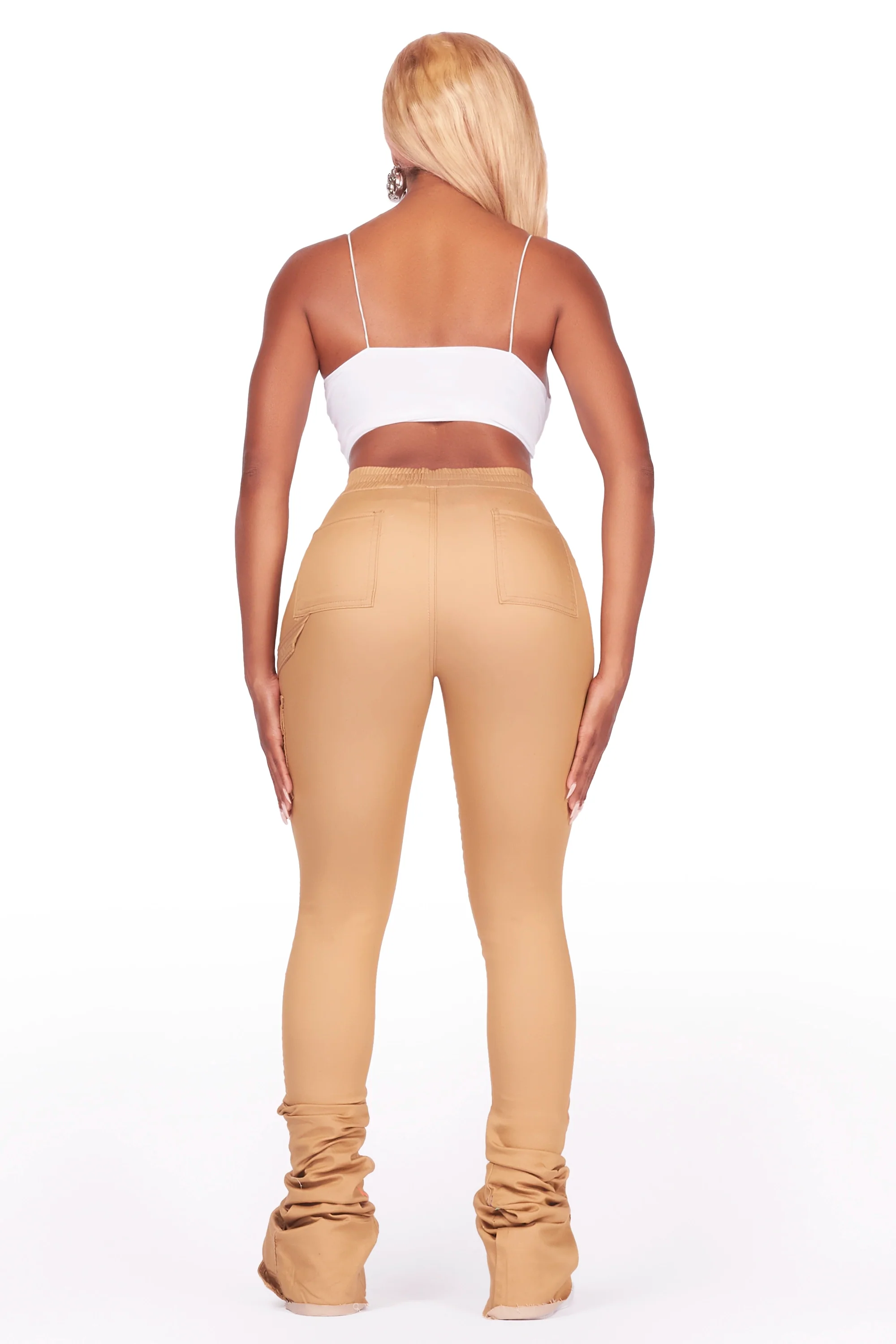 22993-taniya-dark-tan-cargo-painted-super-stacked-jean-5.webp Taniya Dark Tan Cargo Painted Super Stacked Jean