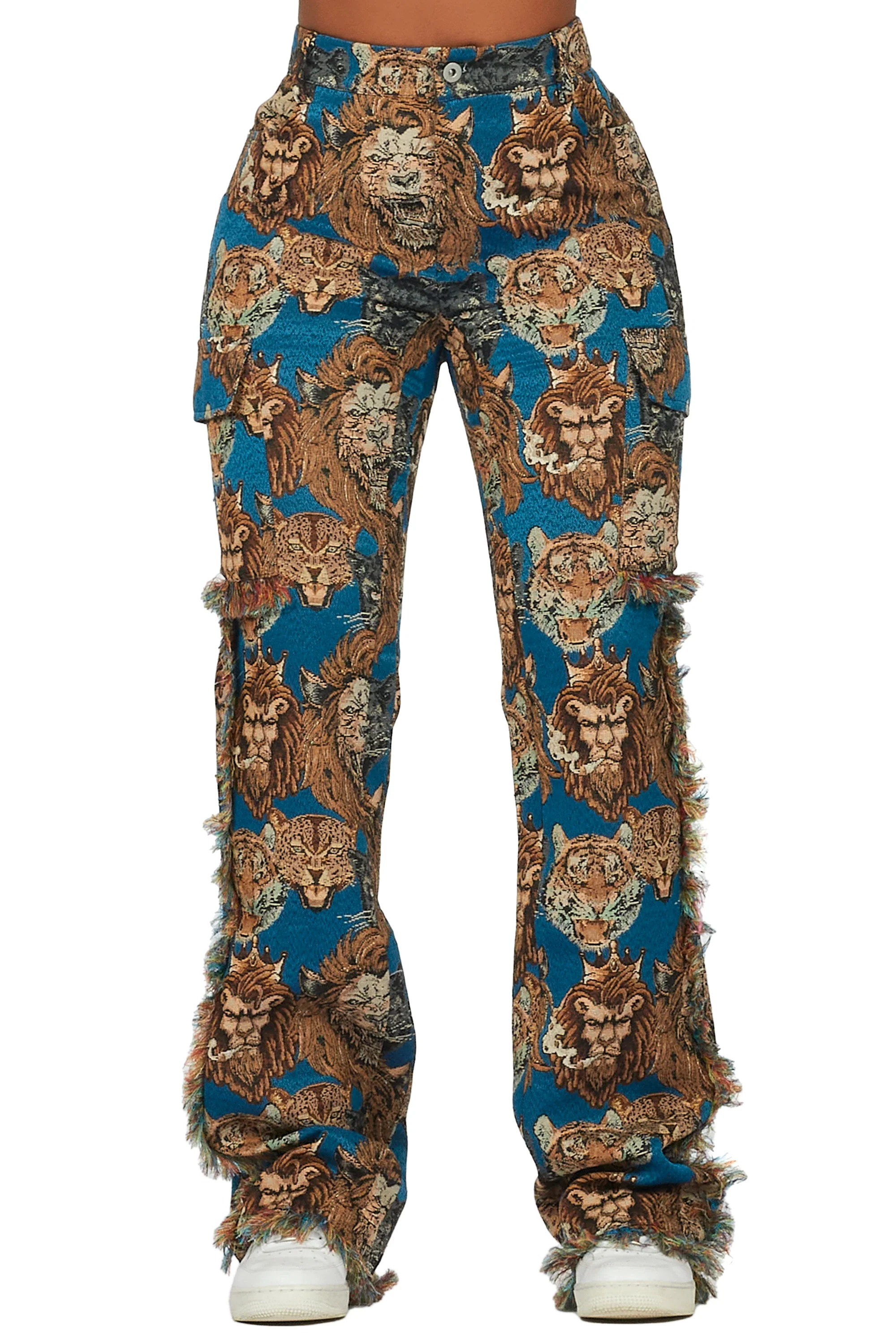 23143-khadiyah-blue-animal-print-tapestry-stacked-pant-8.webp Khadiyah Blue Animal Print Tapestry Stacked Pant
