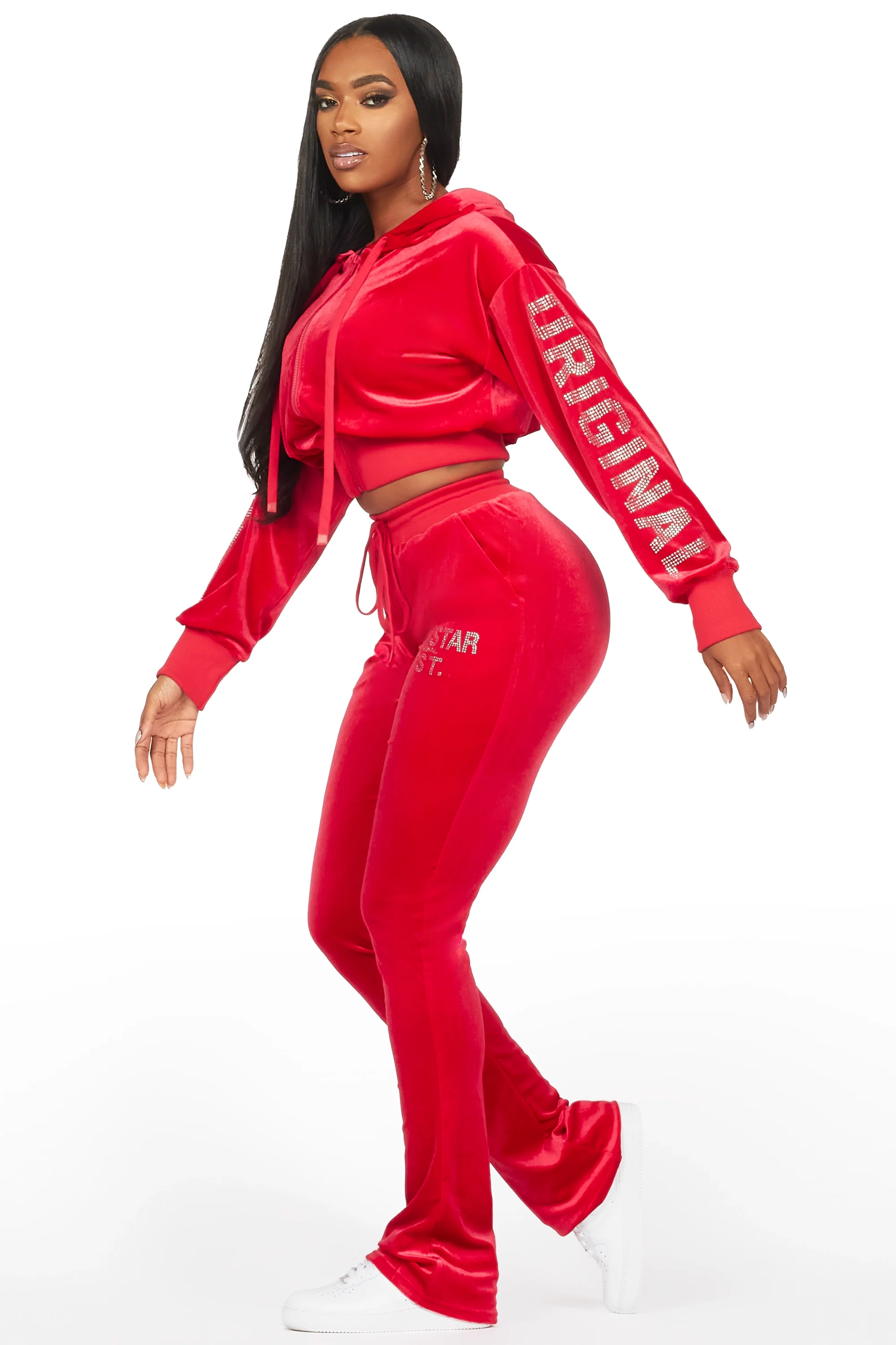 23547-shakura-red-stacked-rhinestone-velour-trackset-5.webp Shakura Red Stacked Rhinestone Velour Trackset