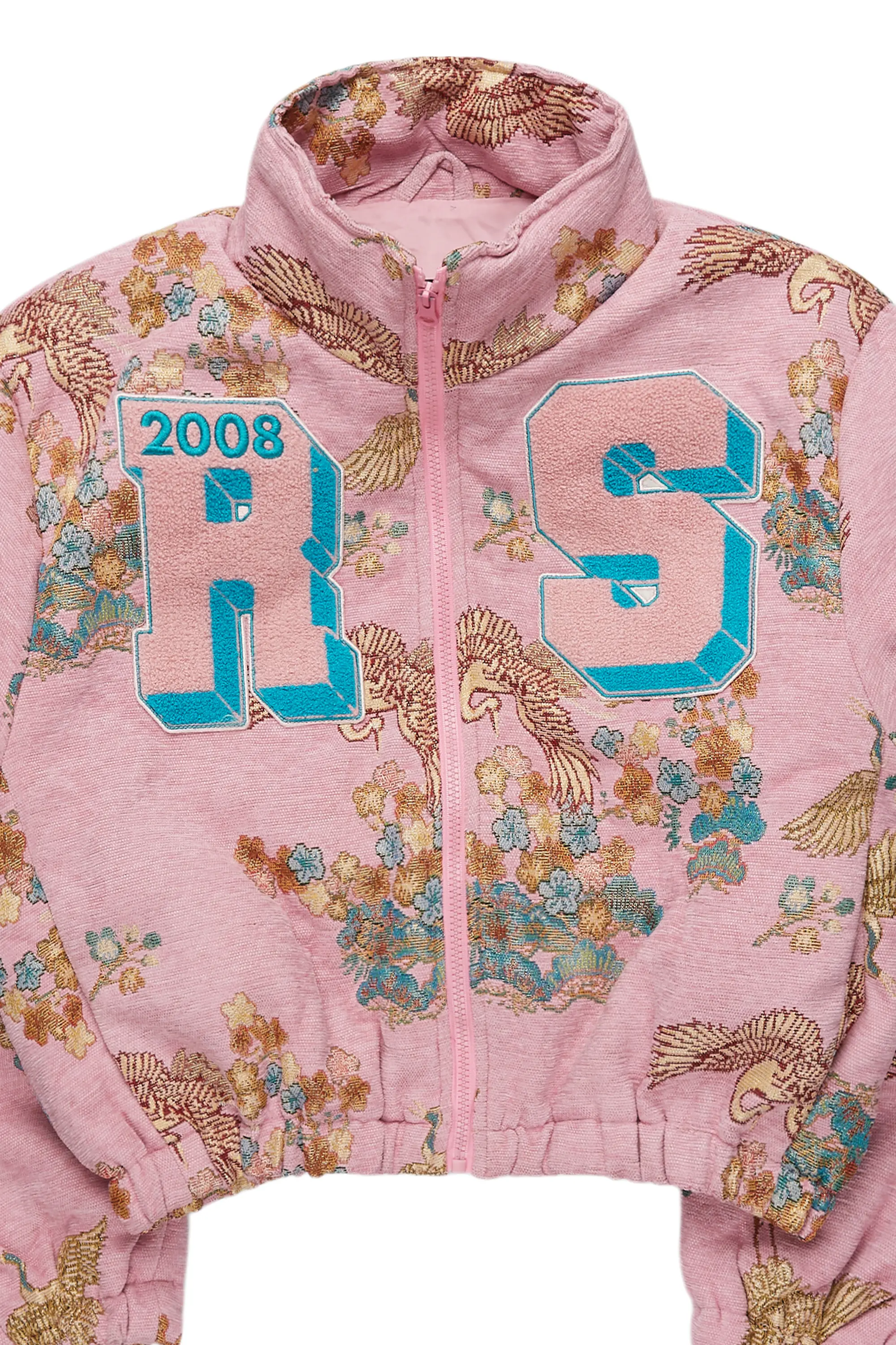 23752-vatasha-pink-tapestry-puffer-jacket-6.webp Vatasha Pink Tapestry Puffer Jacket