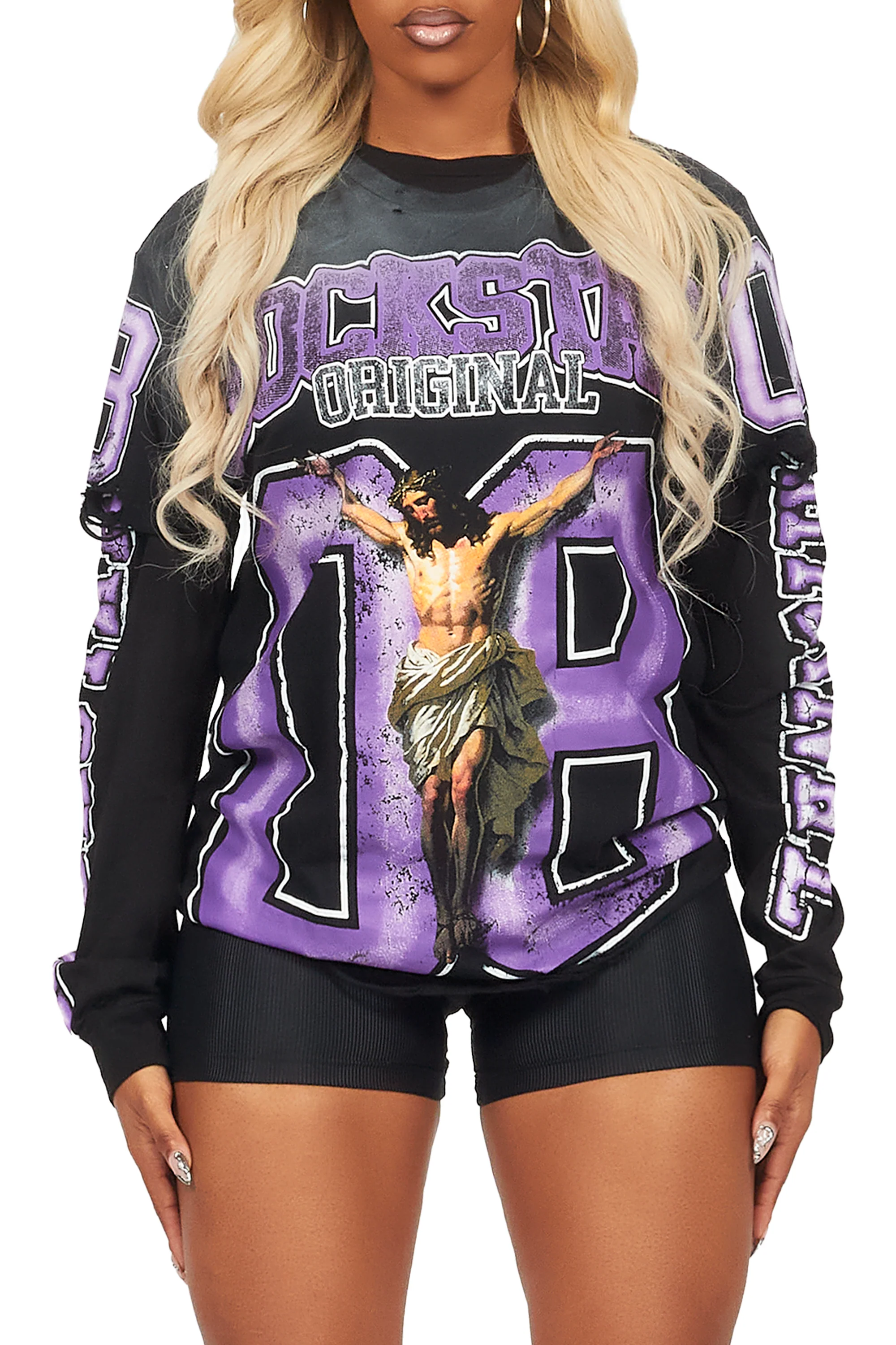 23882-tariqa-black-purple-double-layer-graphic-t-shirt-12.webp Tariqa Black/Purple Double Layer Graphic T-Shirt