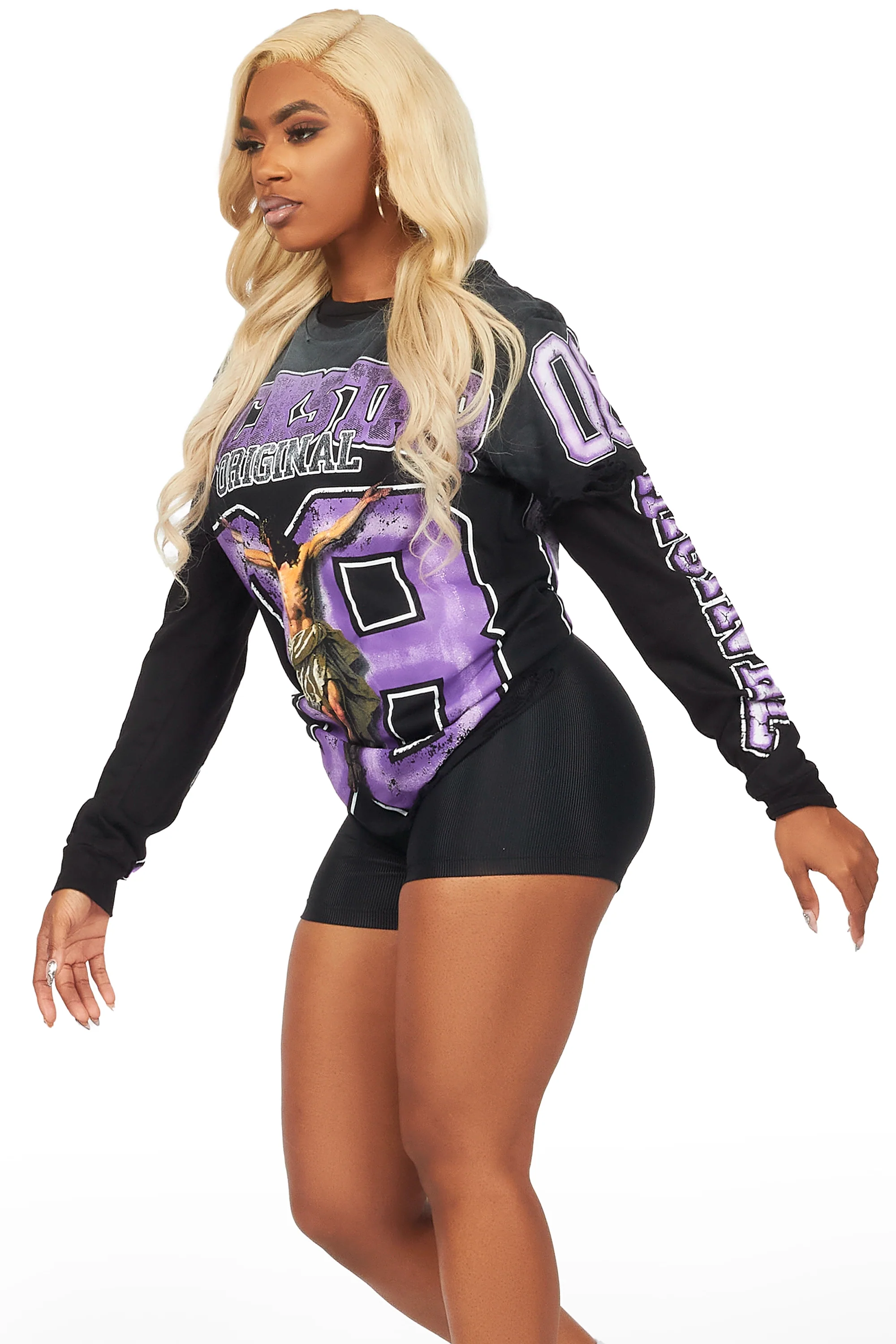 23882-tariqa-black-purple-double-layer-graphic-t-shirt-8.webp Tariqa Black/Purple Double Layer Graphic T-Shirt