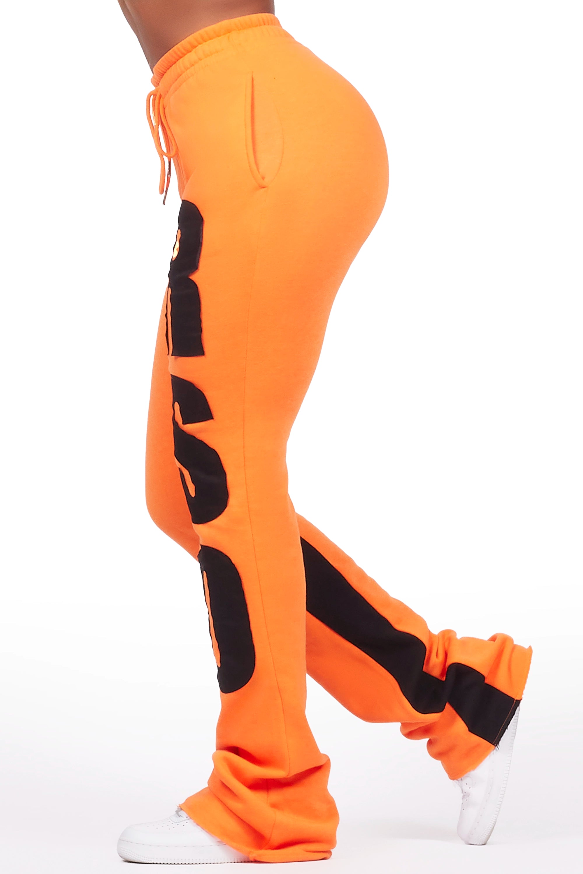 23966-juatica-orange-baggy-stacked-track-pant-4.jpg Juatica Orange Baggy Stacked Track Pant