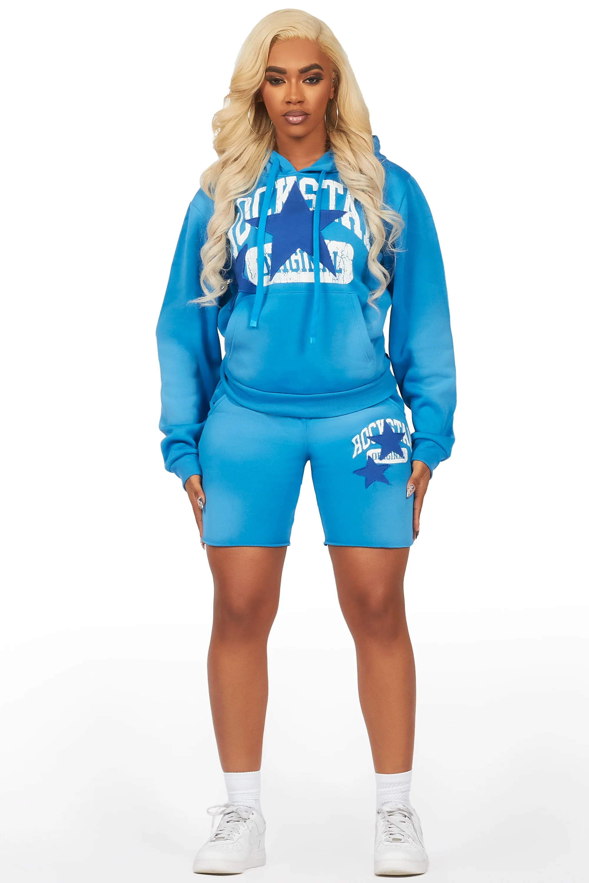 Ivelisse Blue Short Set