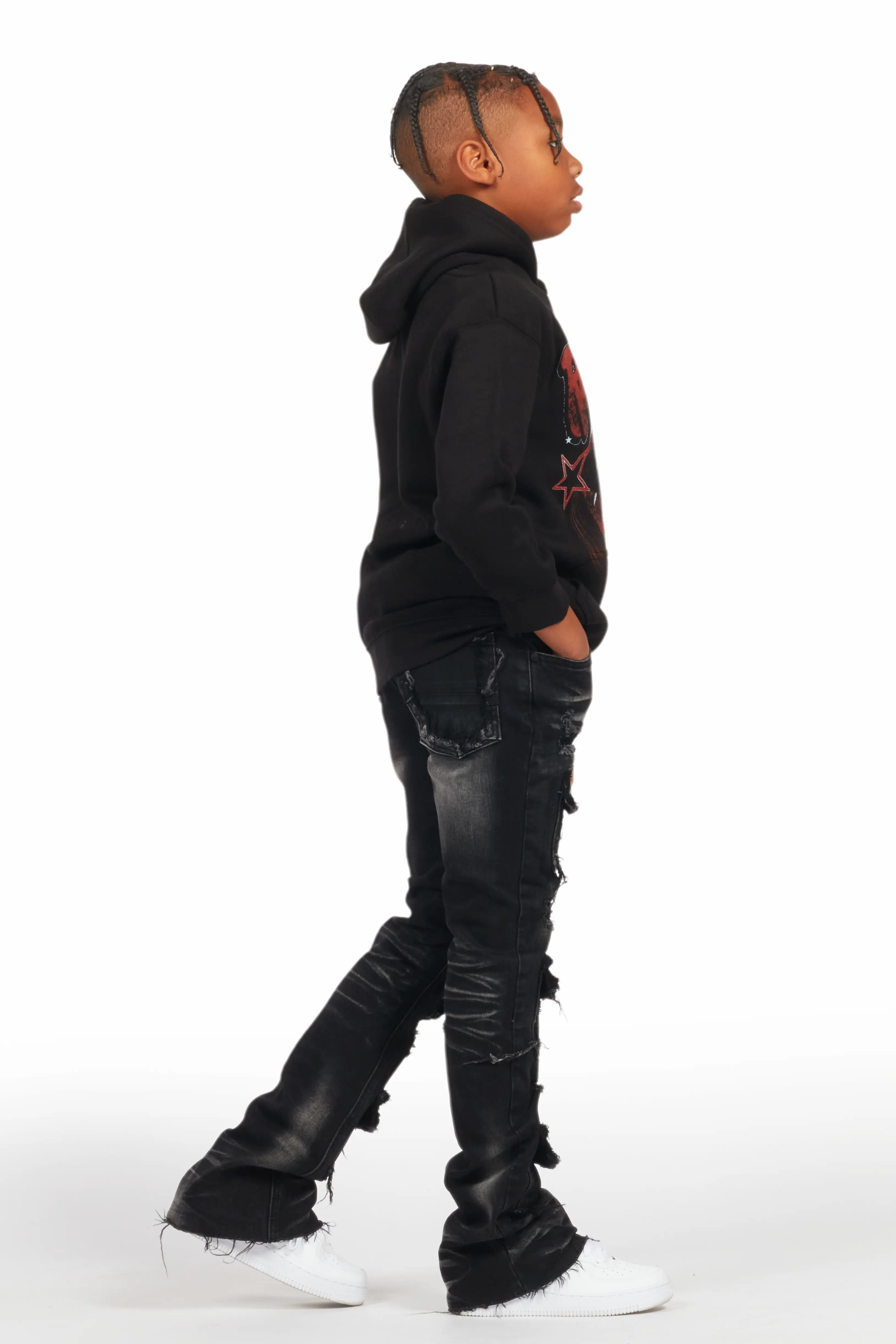 242-boys-petrus-black-stacked-flare-jean-4.webp Boys Petrus Black Stacked Flare Jean