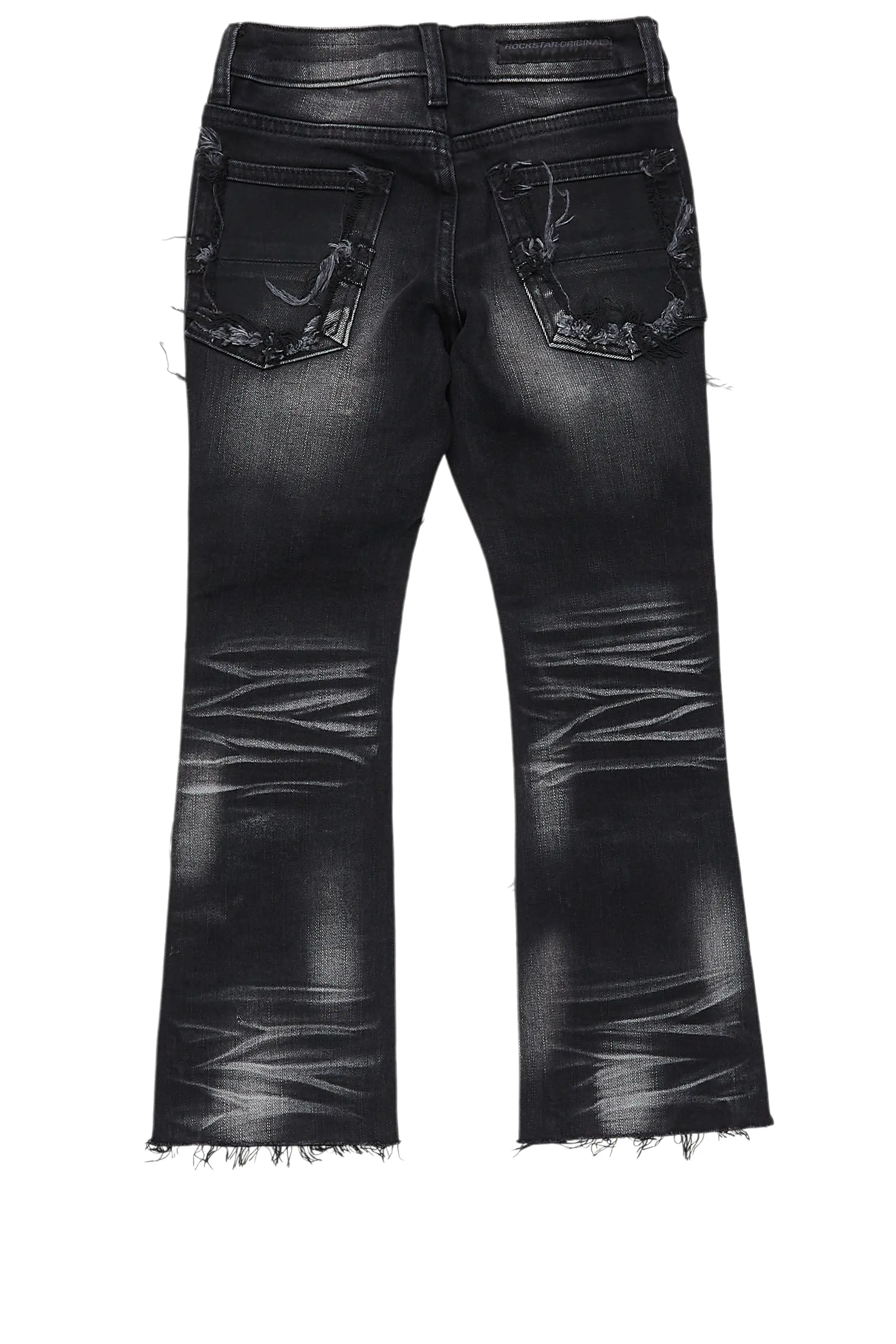 242-boys-petrus-black-stacked-flare-jean-8.webp Boys Petrus Black Stacked Flare Jean