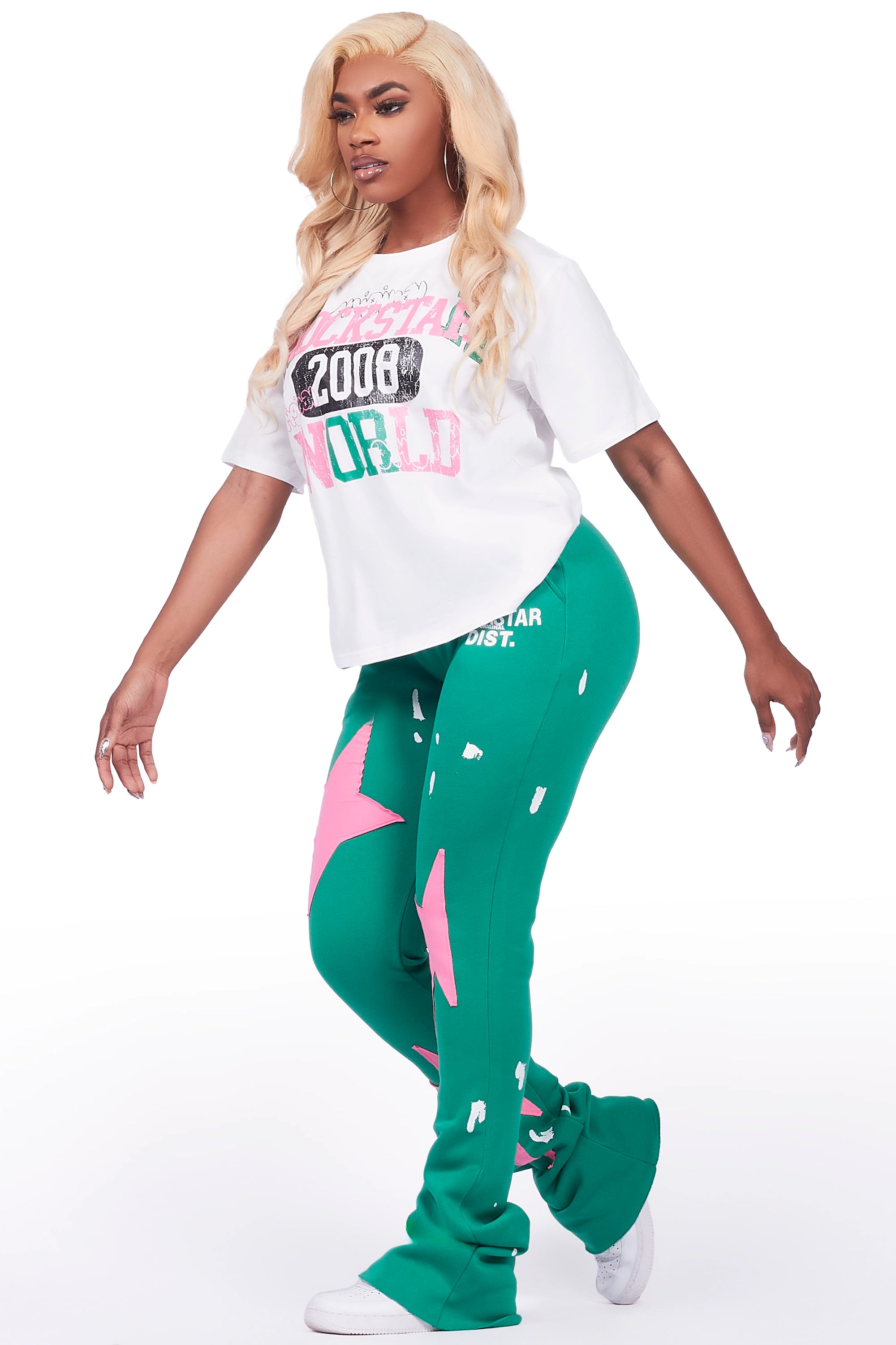 24291-aliyah-white-green-t-shirt-trackset-4.jpg Aliyah White/Green T-Shirt Trackset