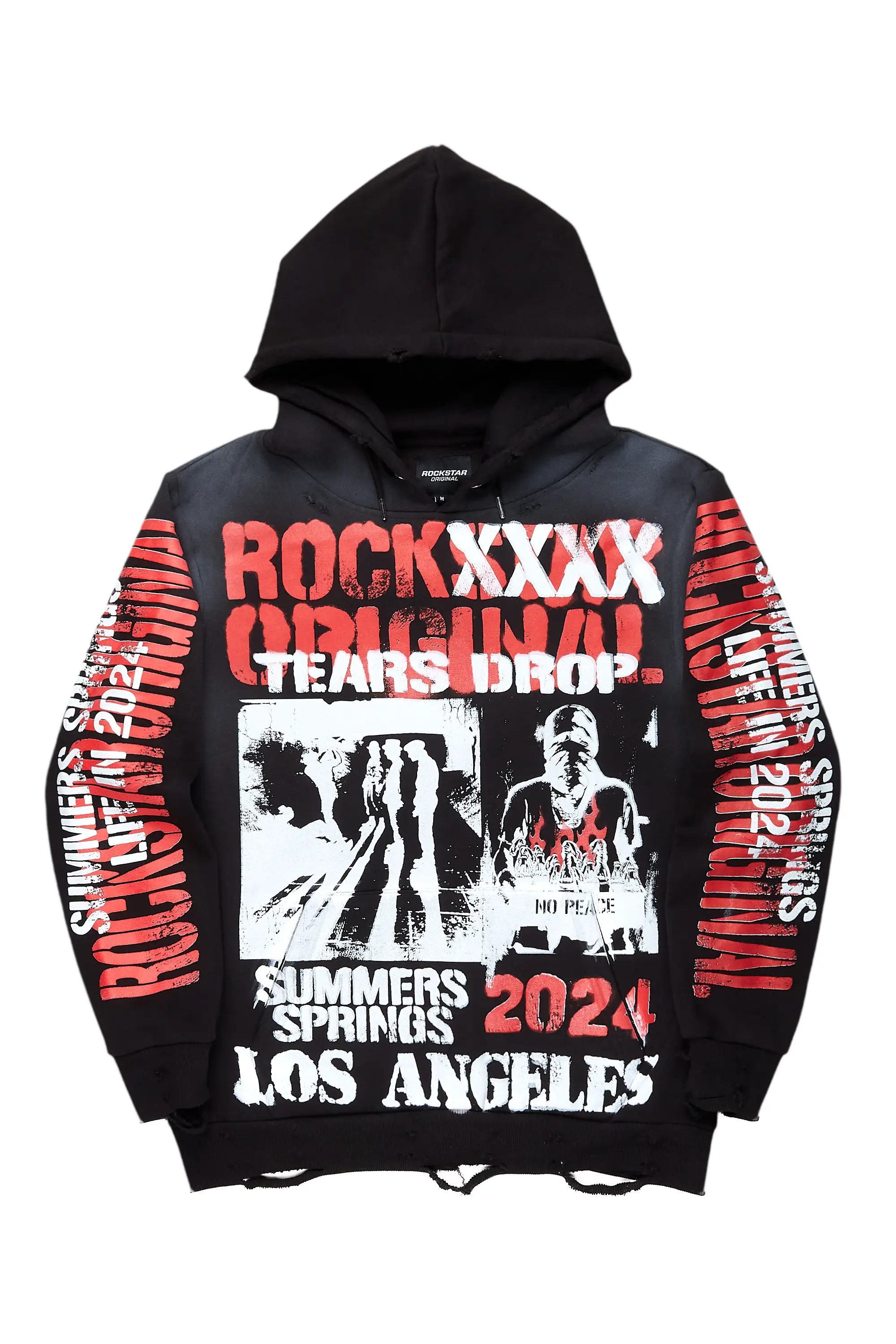 Lamani Black Oversized Hoodie