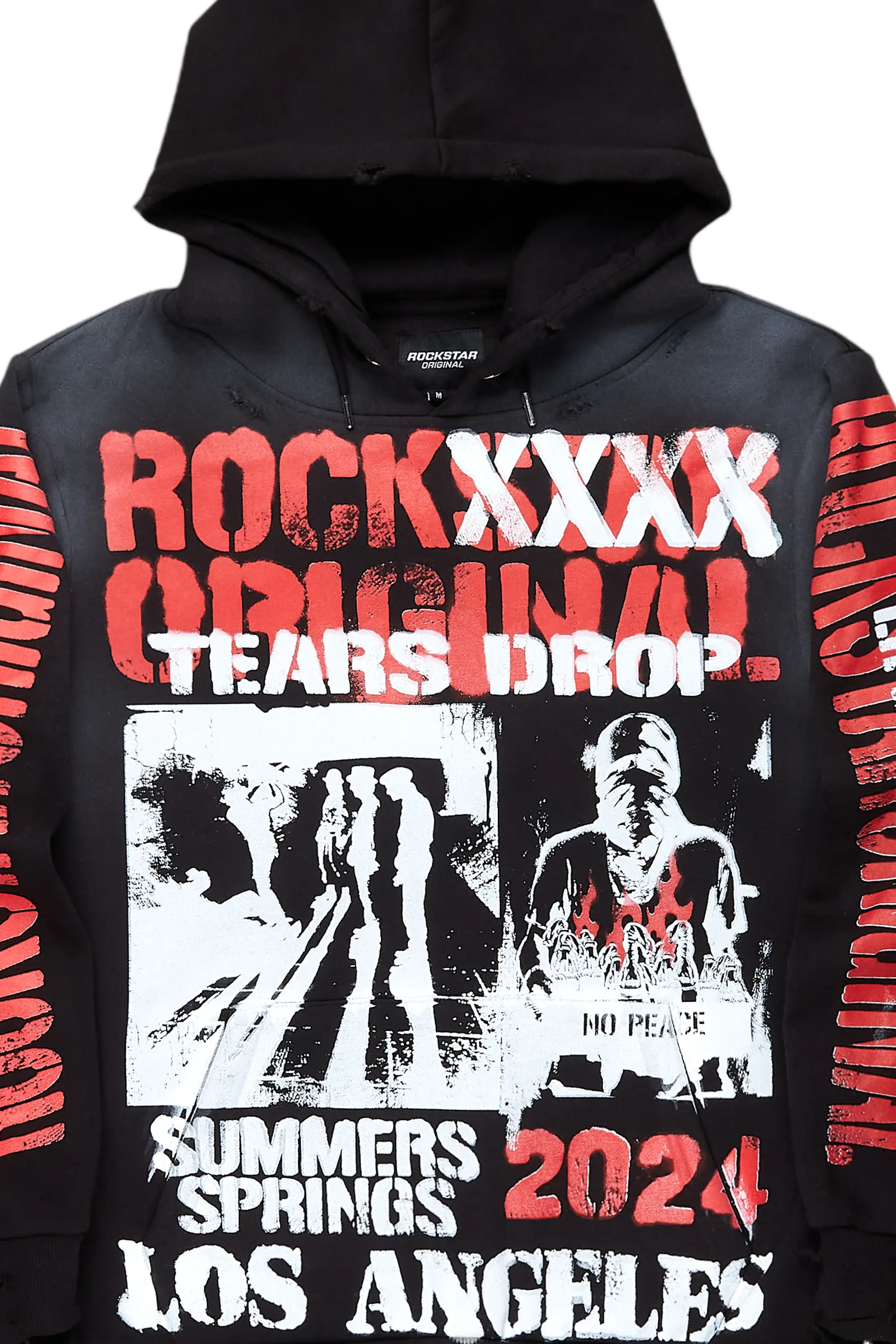 Lamani Black Oversized Hoodie
