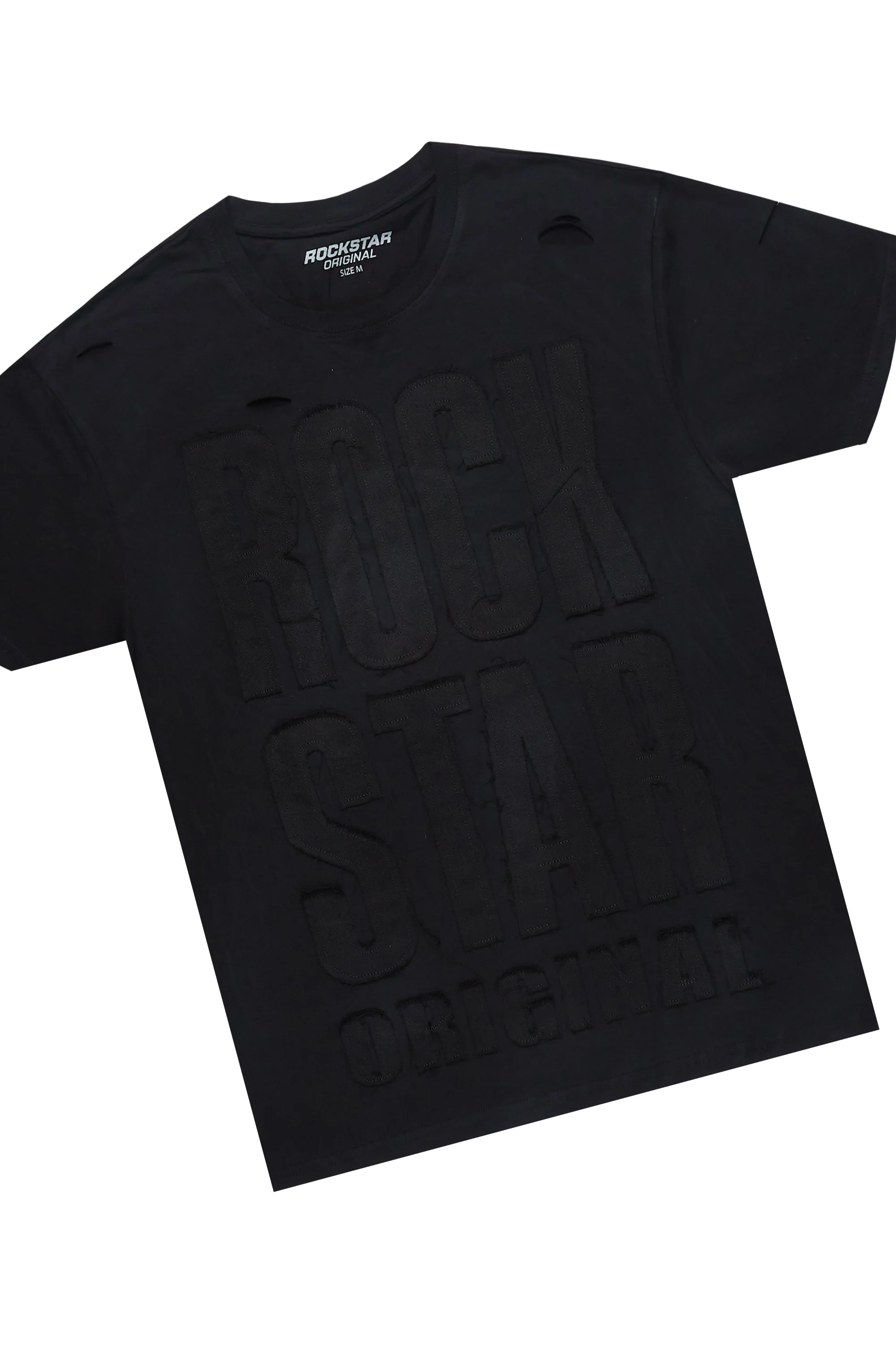 24472-shantrice-black-t-shirt-short-set-4.webp Shantrice Black T-Shirt Short Set