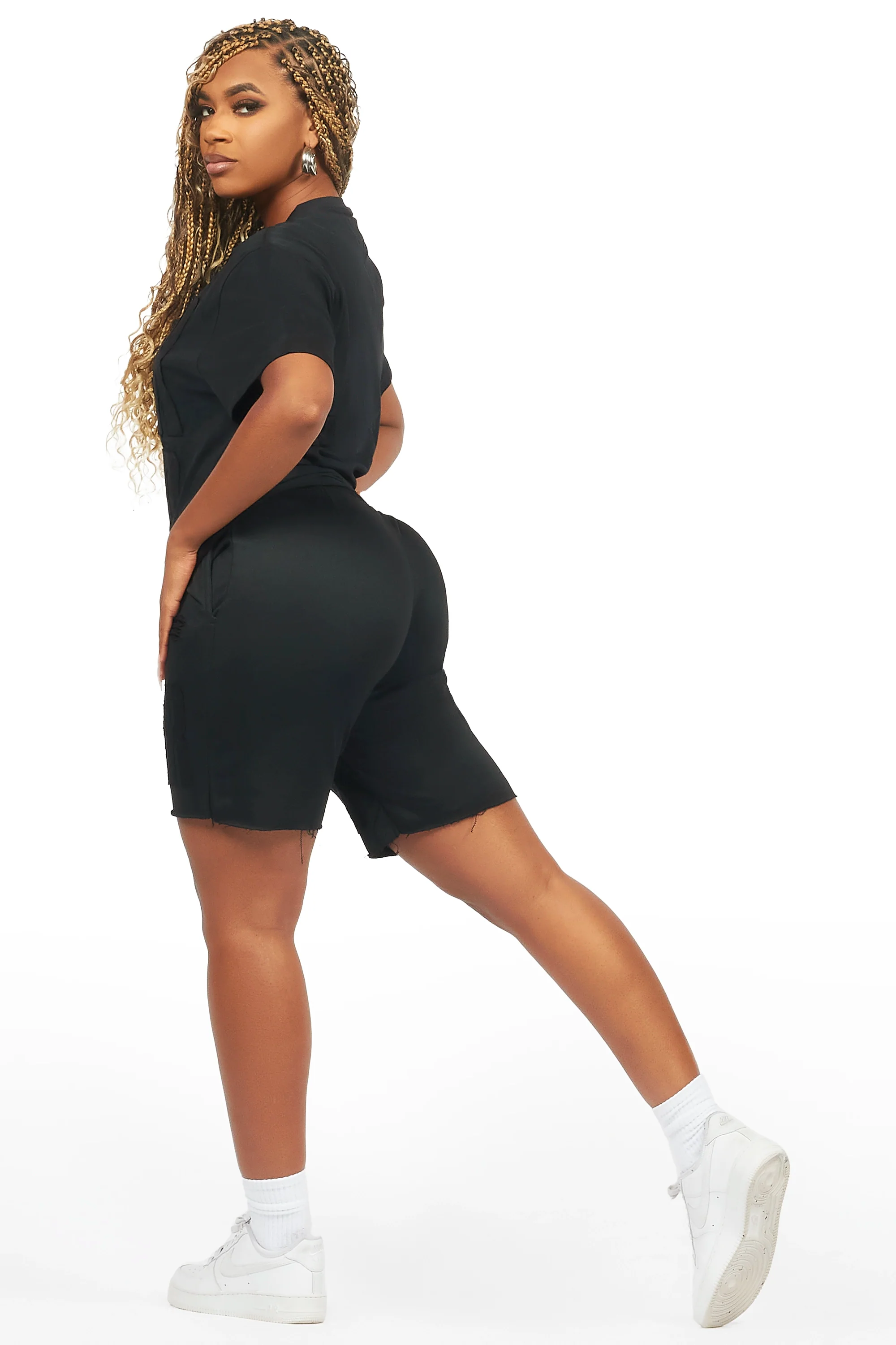 24472-shantrice-black-t-shirt-short-set-8.webp Shantrice Black T-Shirt Short Set