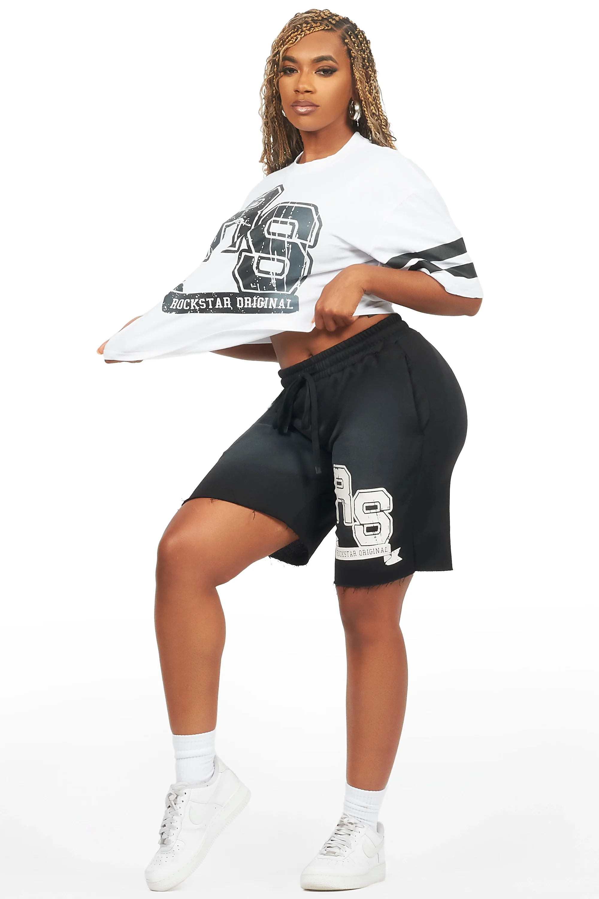 24535-tenita-white-black-t-shirt-short-set-5.webp Tenita White/Black T-Shirt Short Set