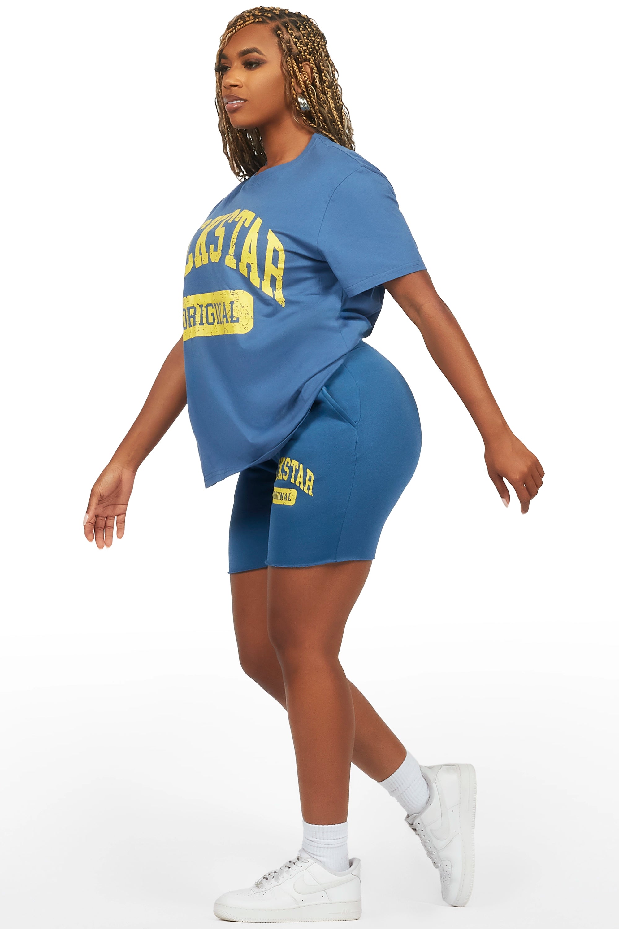 24563-javonuna-navy-t-shirt-short-set-3.jpg Javonuna Navy T-Shirt Short Set