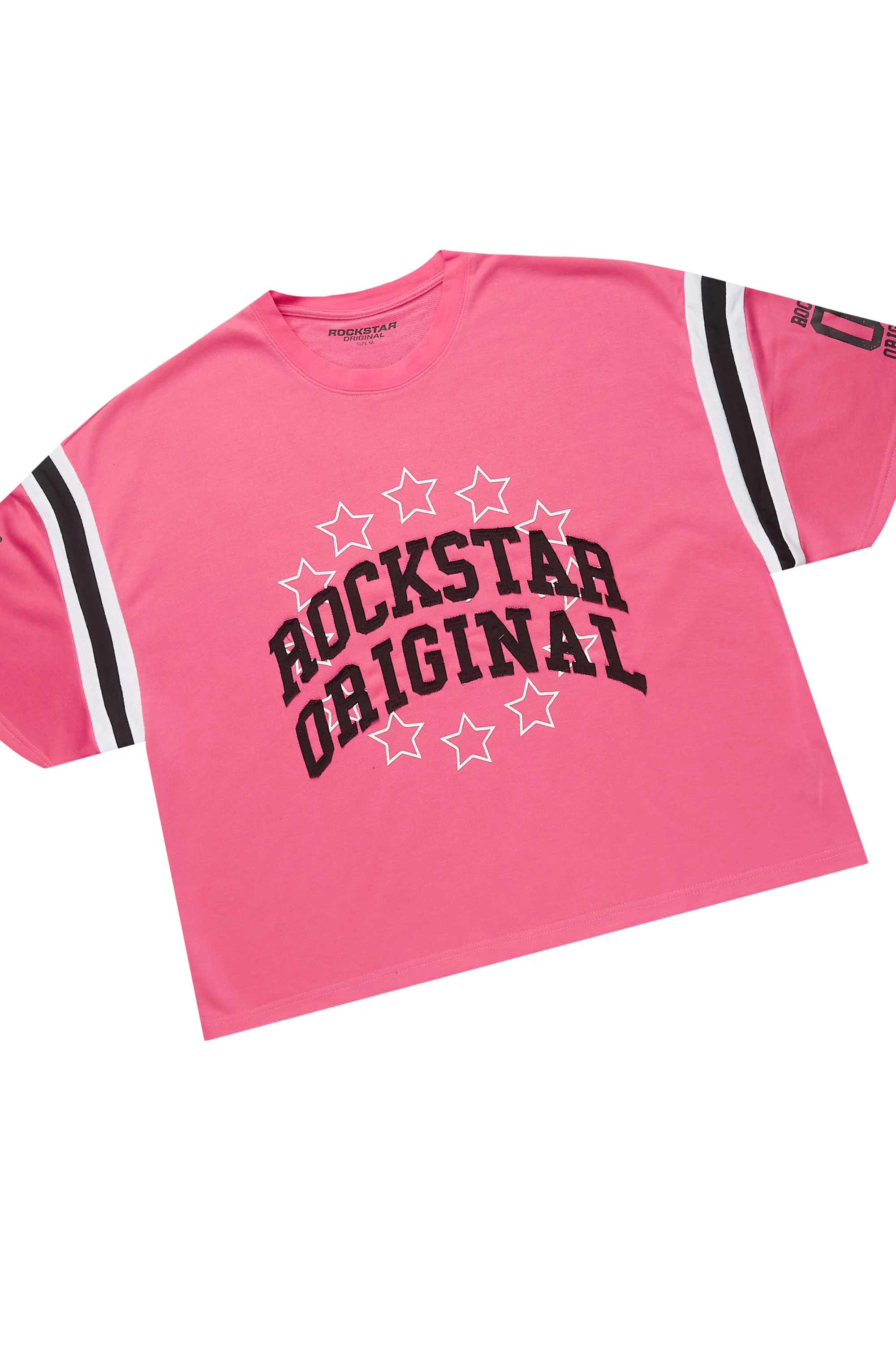 24605-ronnica-hot-pink-t-shirt-short-set-6.webp Ronnica Hot Pink T-Shirt Short Set
