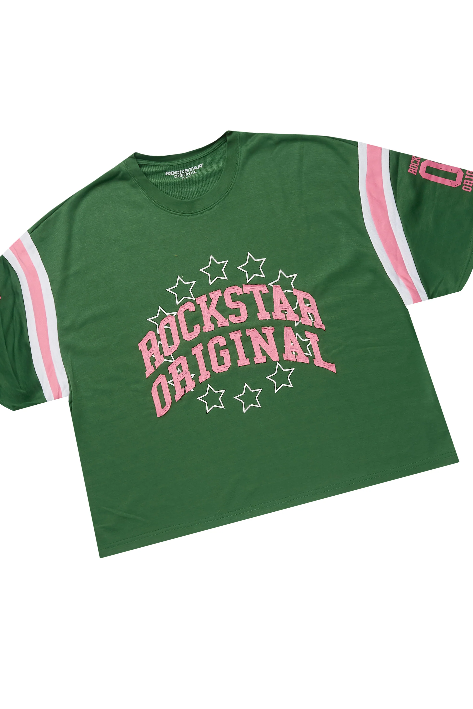 24612-ronnica-green-t-shirt-short-set-7.webp Ronnica Green T-Shirt Short Set