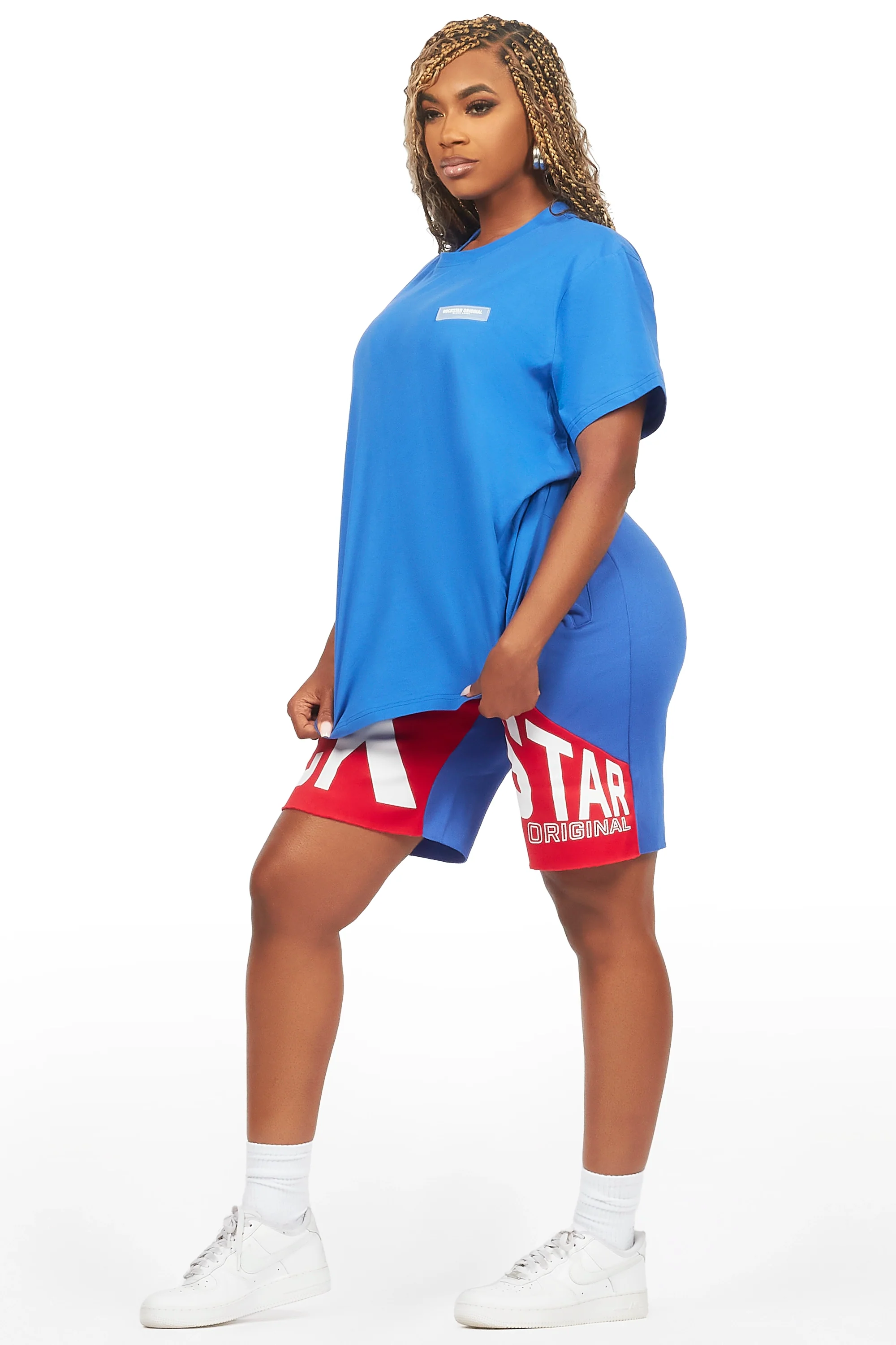 24647-diona-royal-blue-t-shirt-short-set-3.webp Diona Royal Blue T-Shirt Short Set