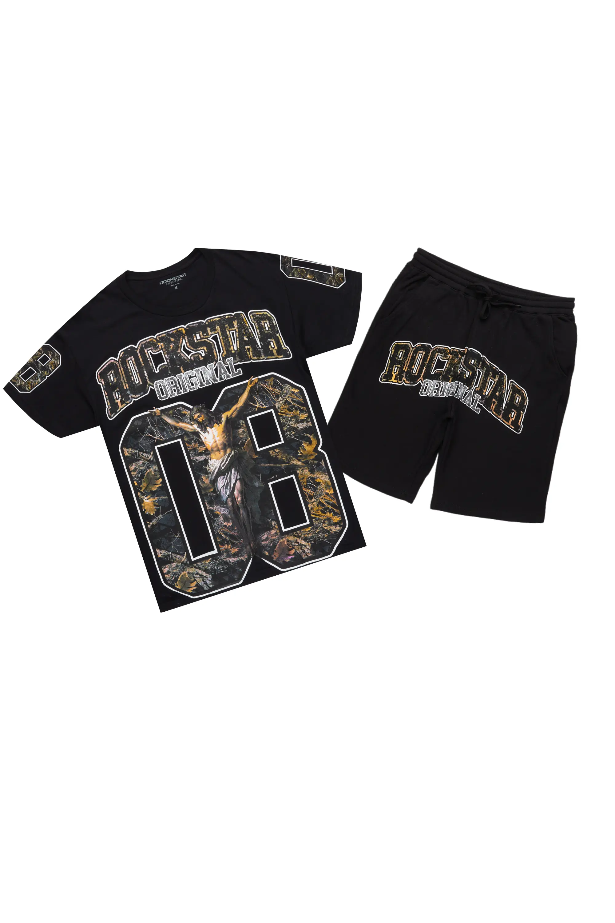 24724-tariqa-black-t-shirt-short-set-3.webp Tariqa Black T-Shirt Short Set
