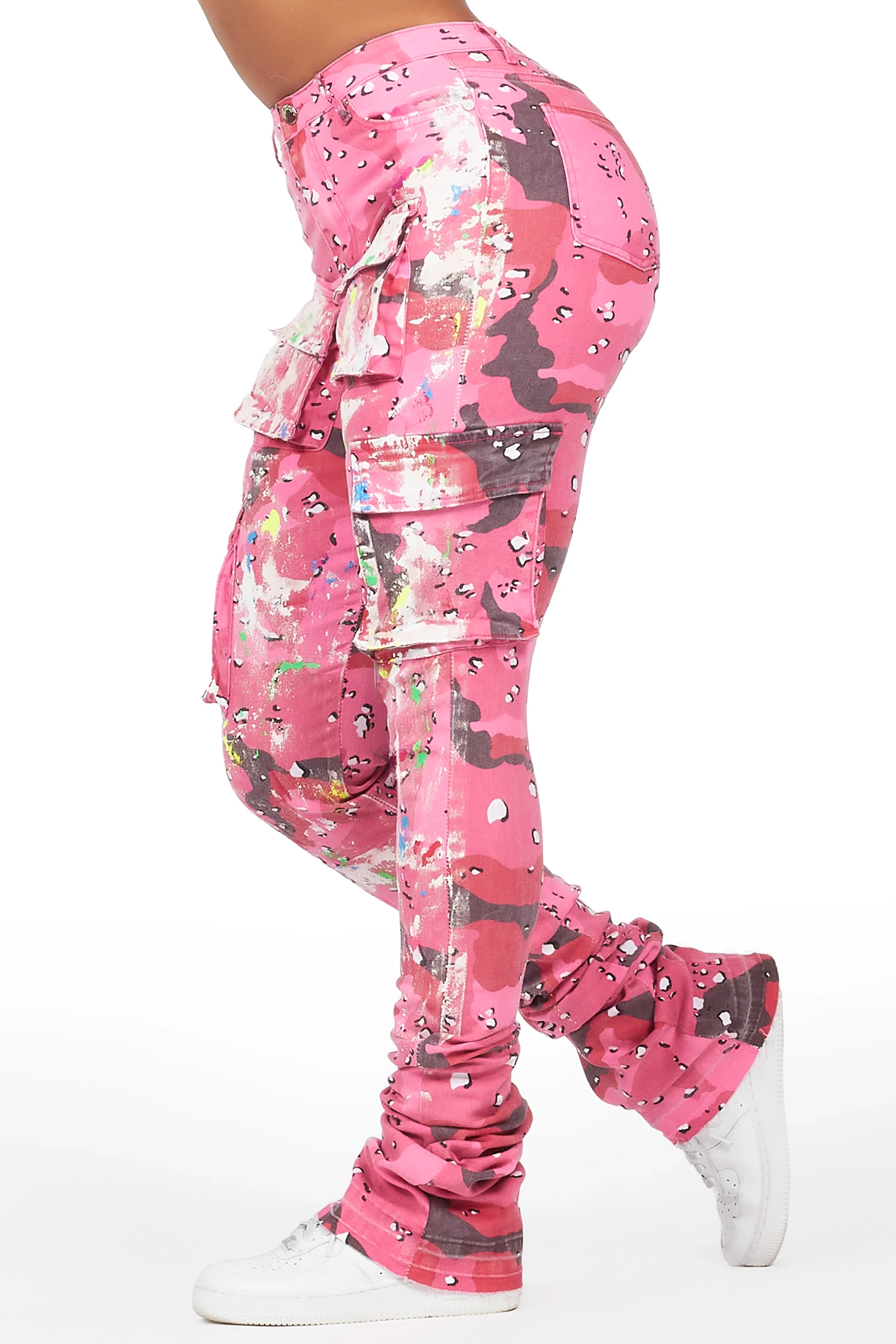 24761-brandie-pink-camo-painted-super-stacked-jean-4.webp Brandie Pink Camo Painted Super Stacked Jean