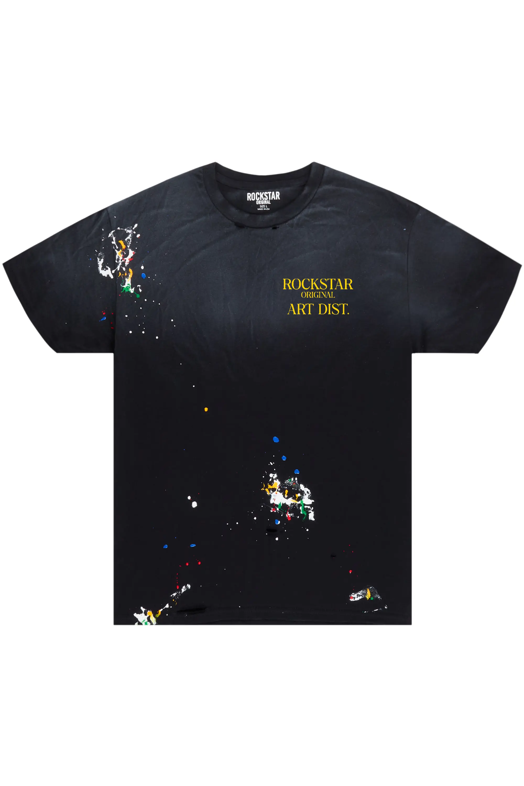 Can't Be Tamed Black/Yellow Oversized Tee
