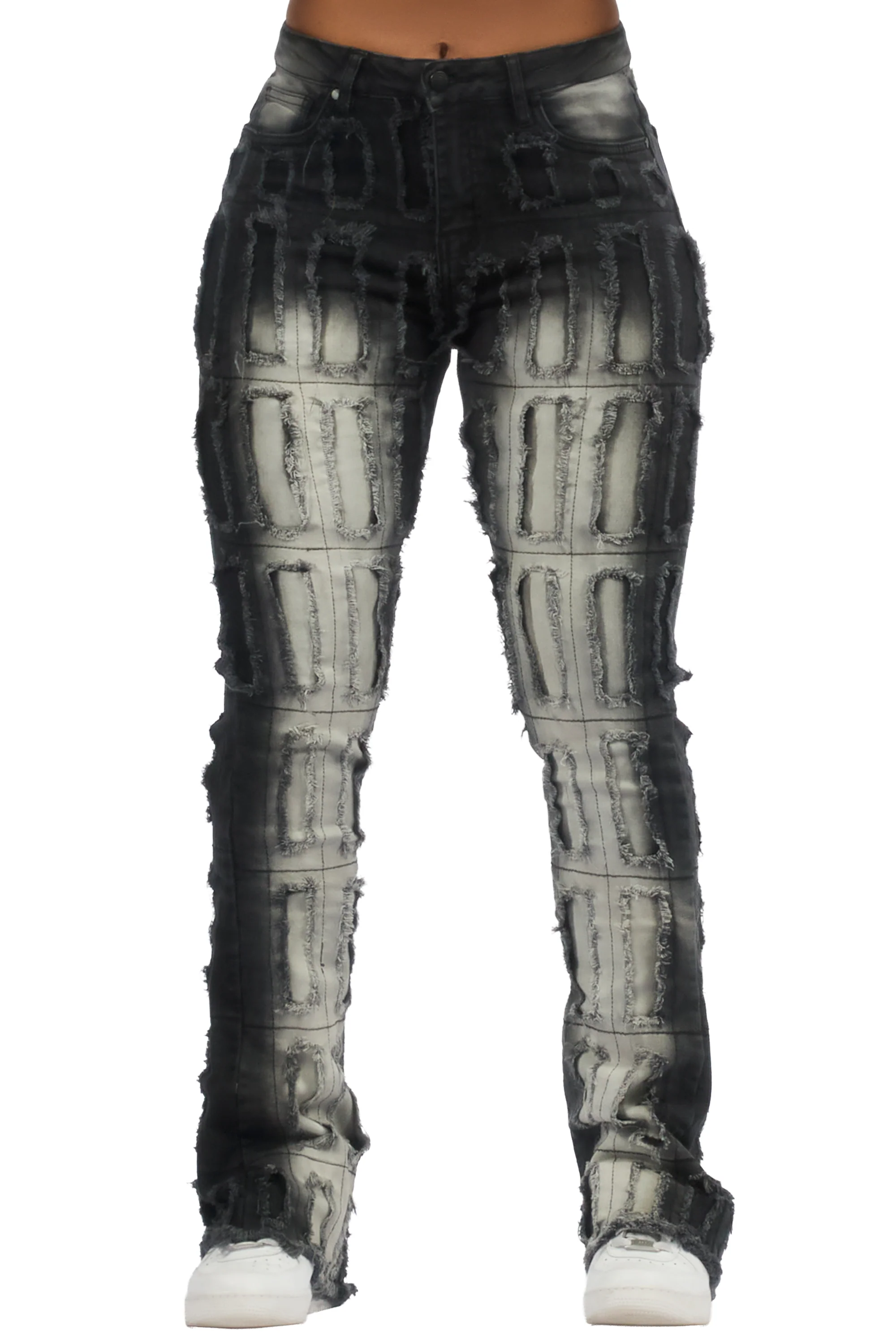 25004-taquila-grey-wash-stacked-flare-jean-7.webp Taquila Grey Wash Stacked Flare Jean