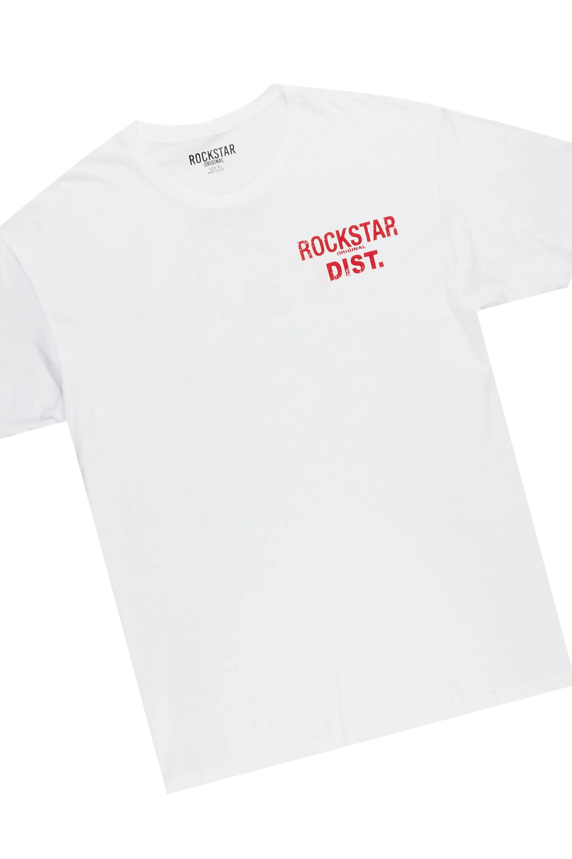 Sheneice White/Red T-Shirt & Pant Set