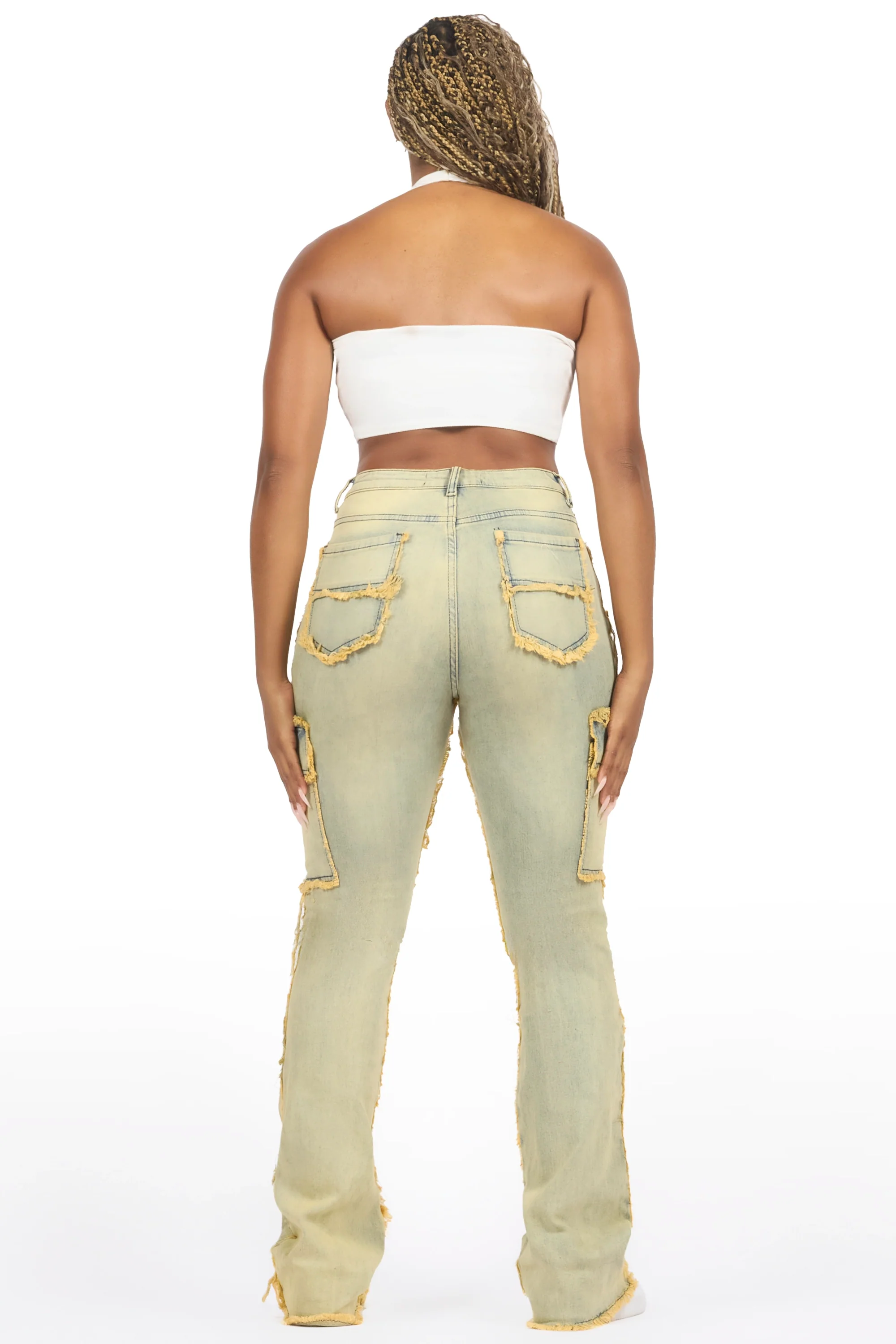 25135-keshia-dirty-blue-wash-stacked-flare-jean-10.webp Keshia Dirty Blue Wash Stacked Flare Jean