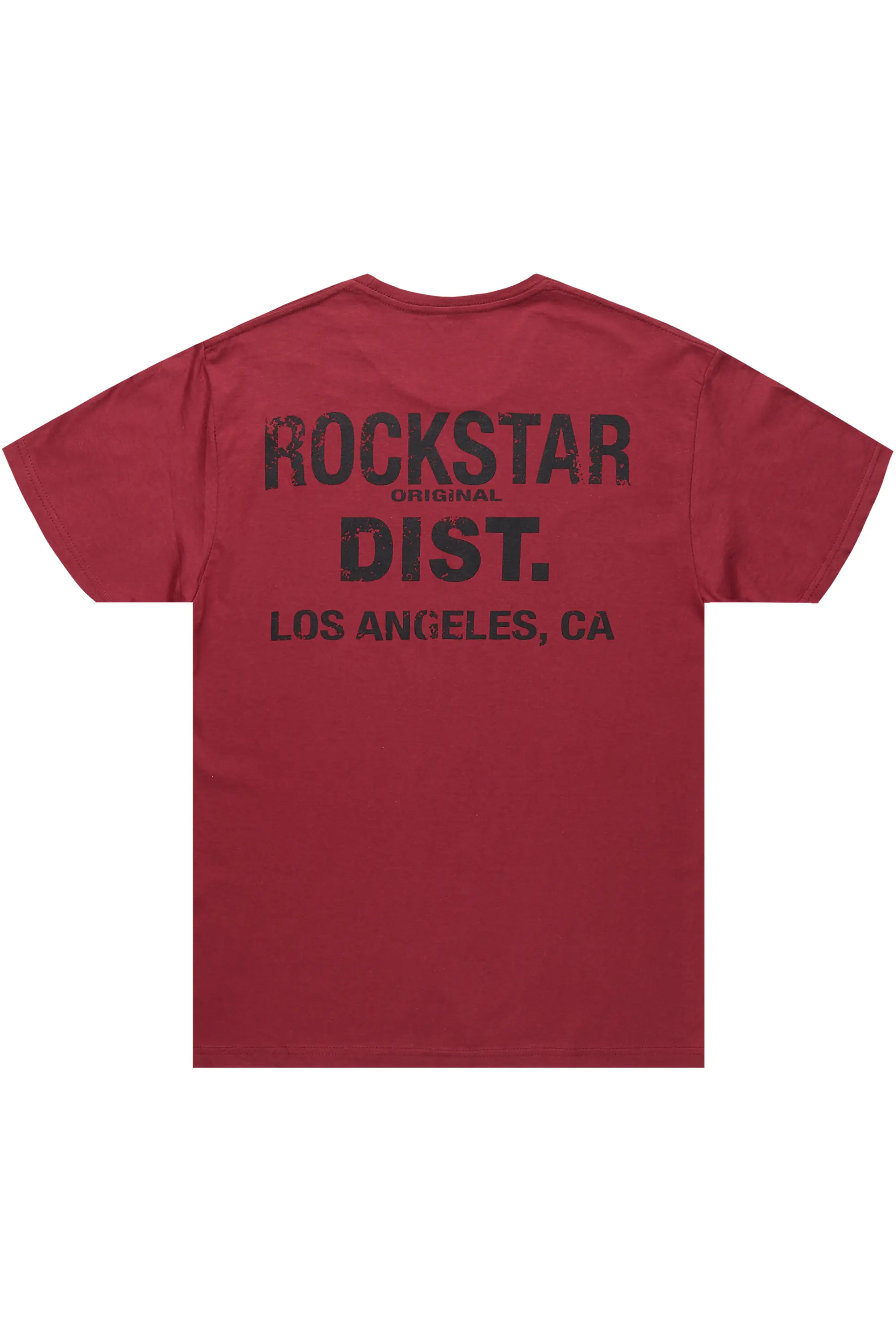 Dalasia Burgundy/Black Oversized Tee