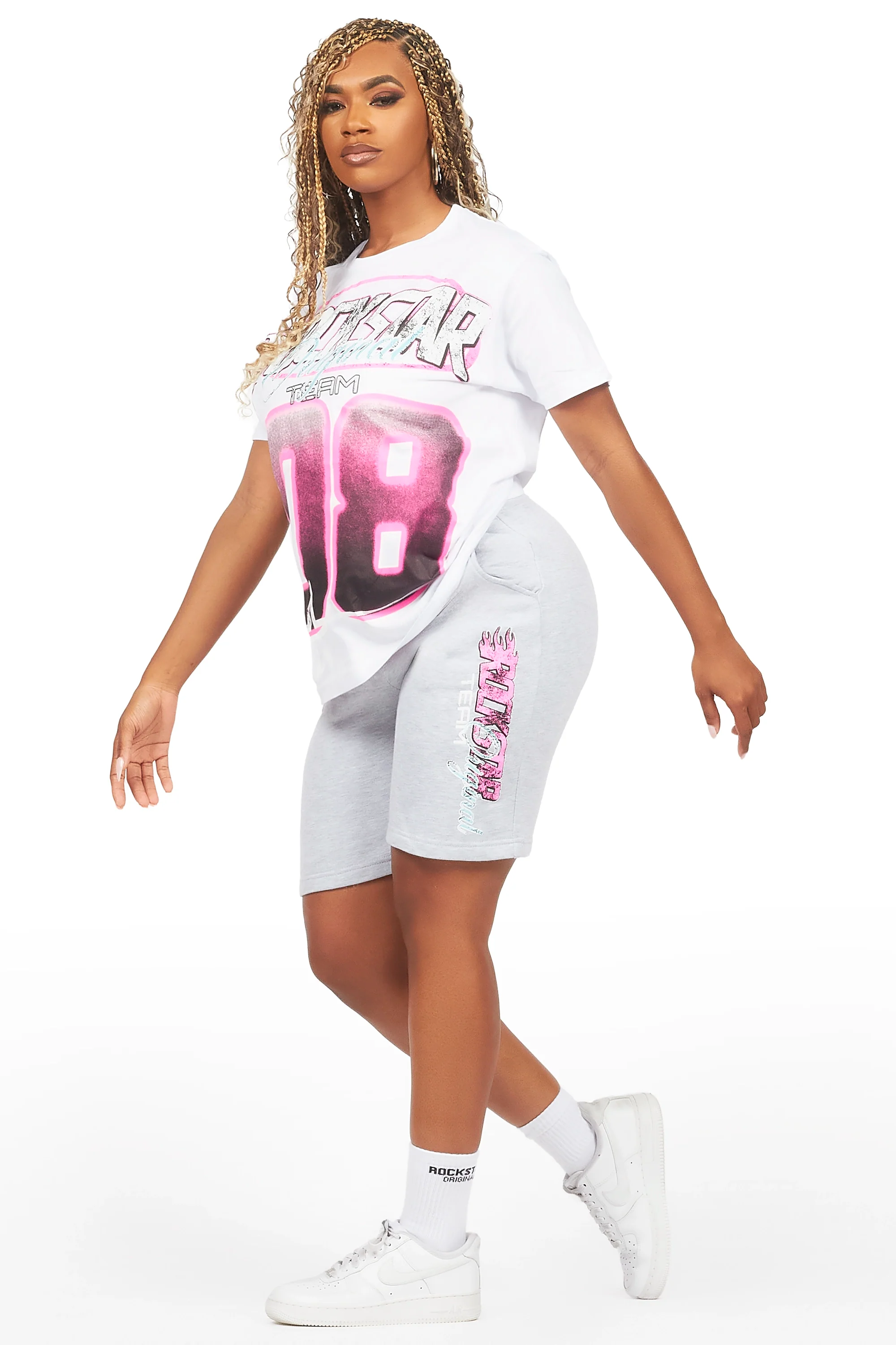 25295-shajara-white-heather-grey-t-shirt-short-set-4.webp Shajara White/Heather Grey T-Shirt Short Set
