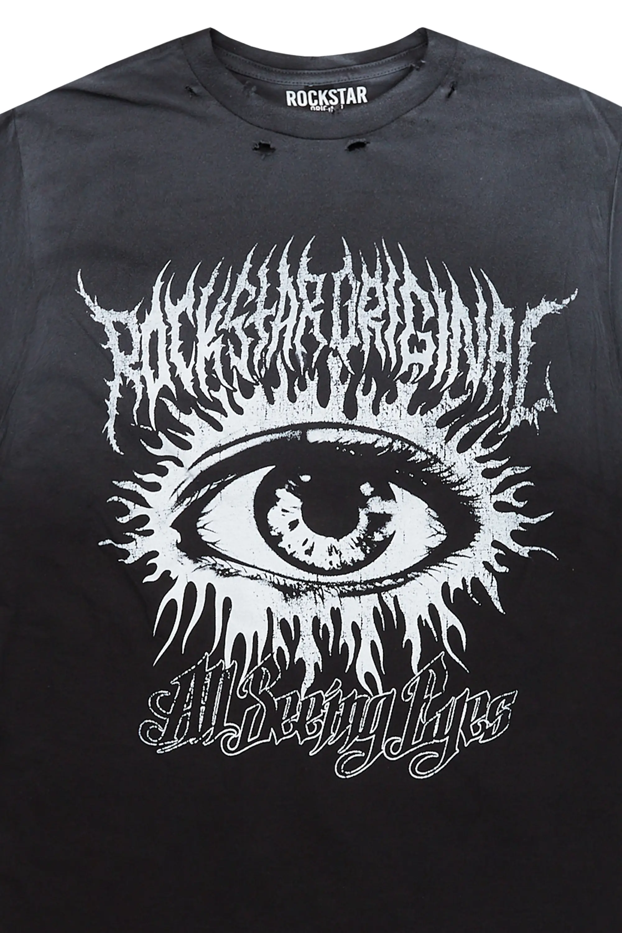 Cionna Black Oversized T-Shirt
