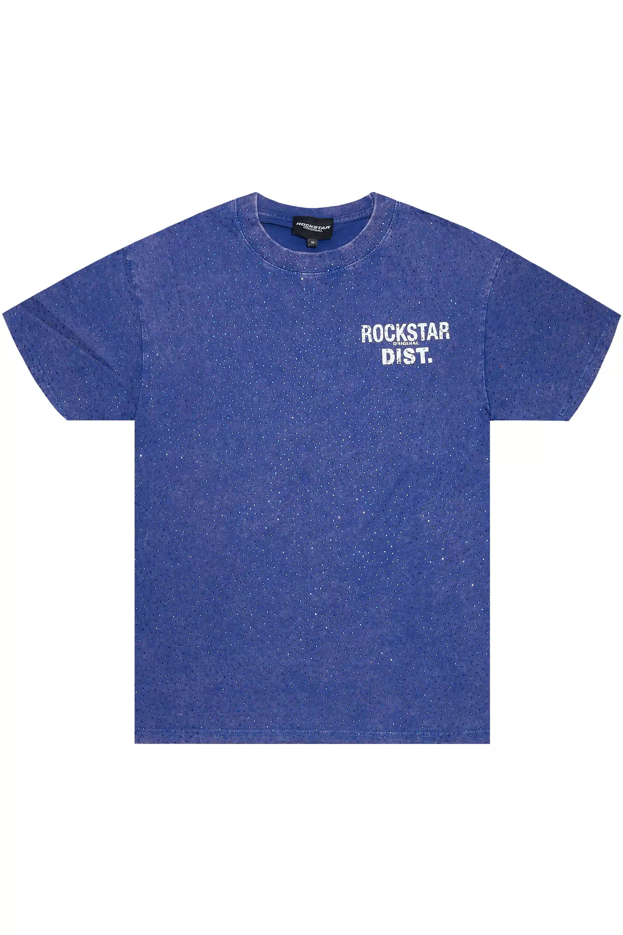 25742-dalasia-navy-rhinestone-t-shirt-4.jpg Dalasia Navy Rhinestone T-Shirt