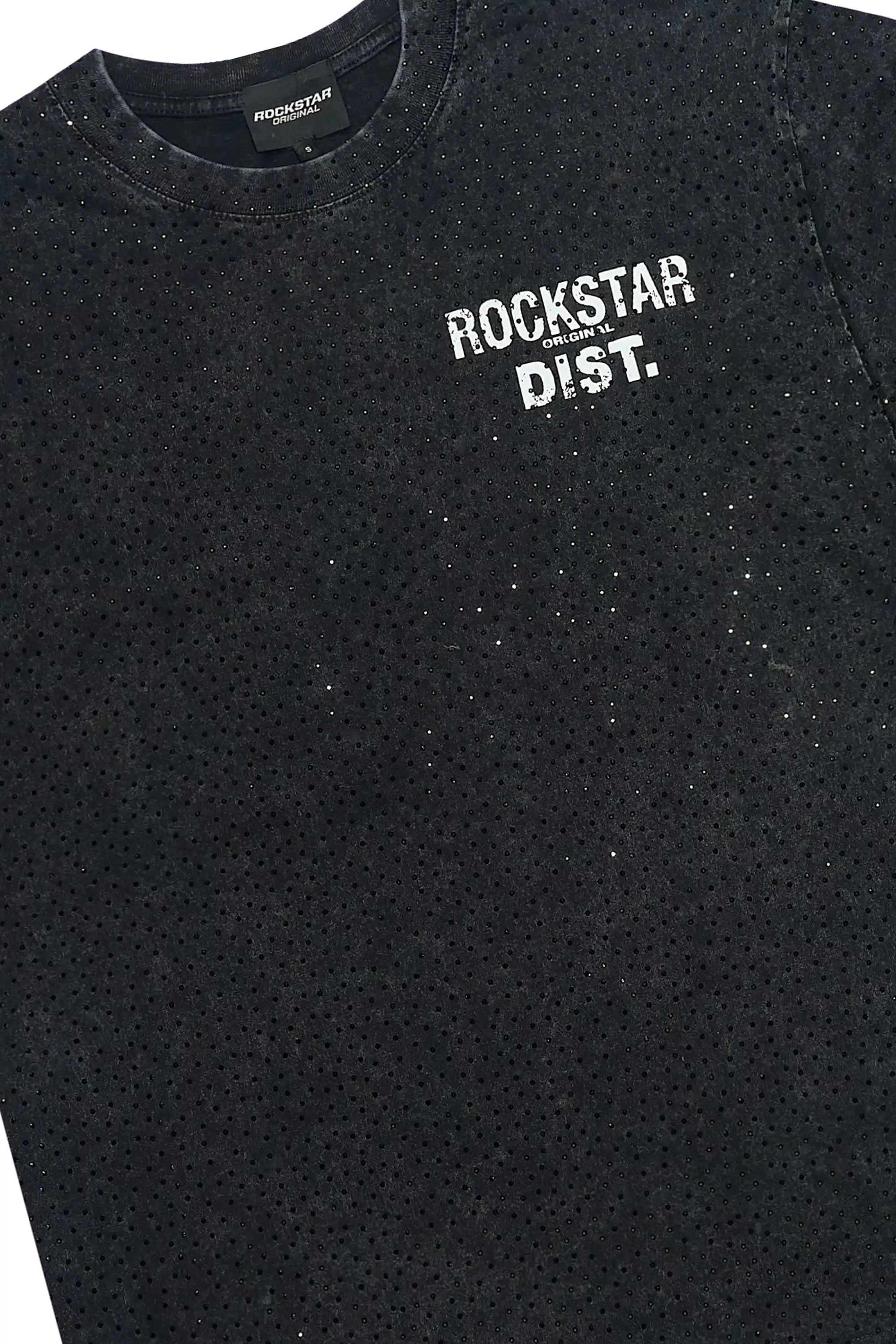 Dalasia Black Rhinestone T-Shirt
