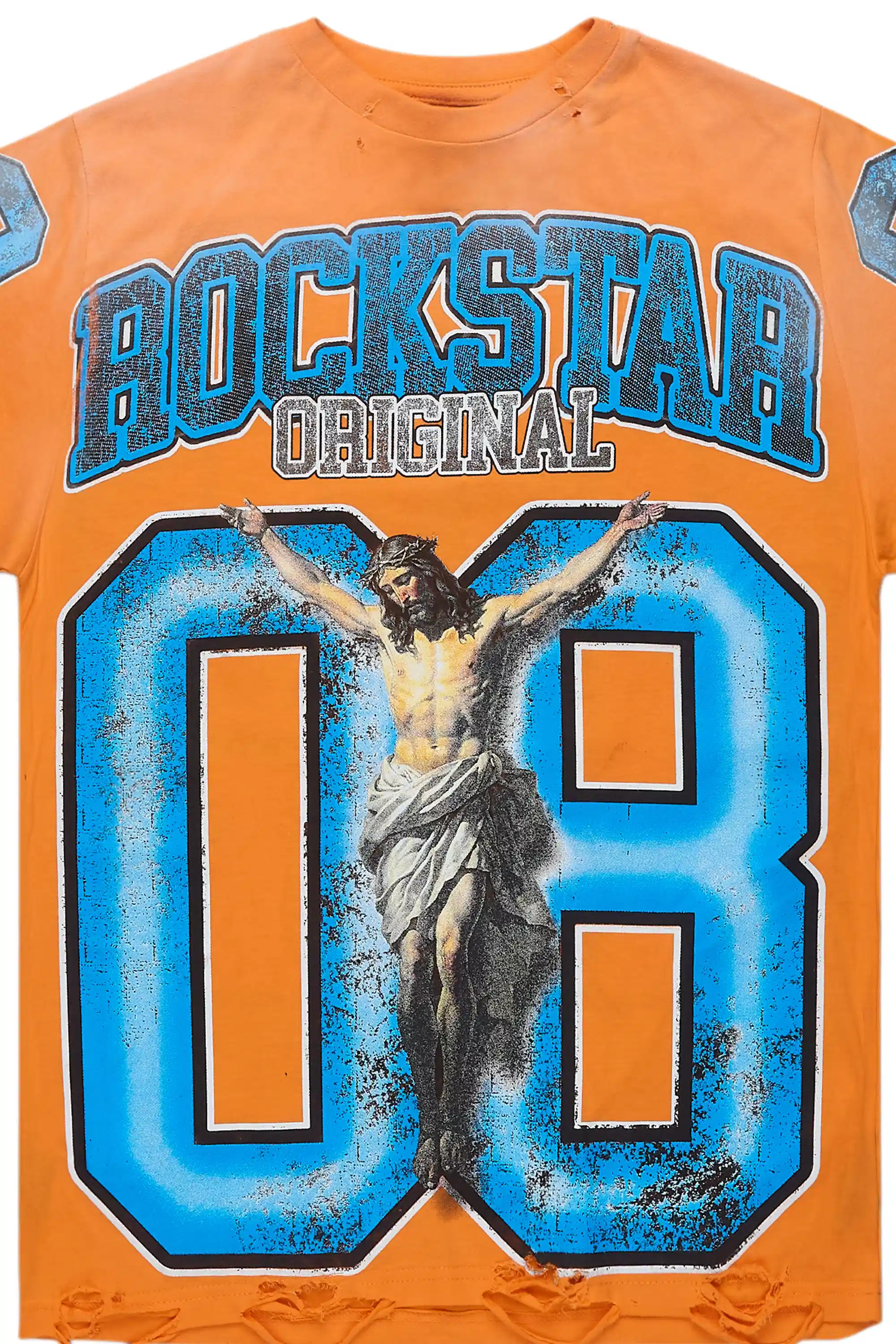25838-tariqa-orange-oversized-t-shirt-2.webp Tariqa Orange Oversized T-Shirt