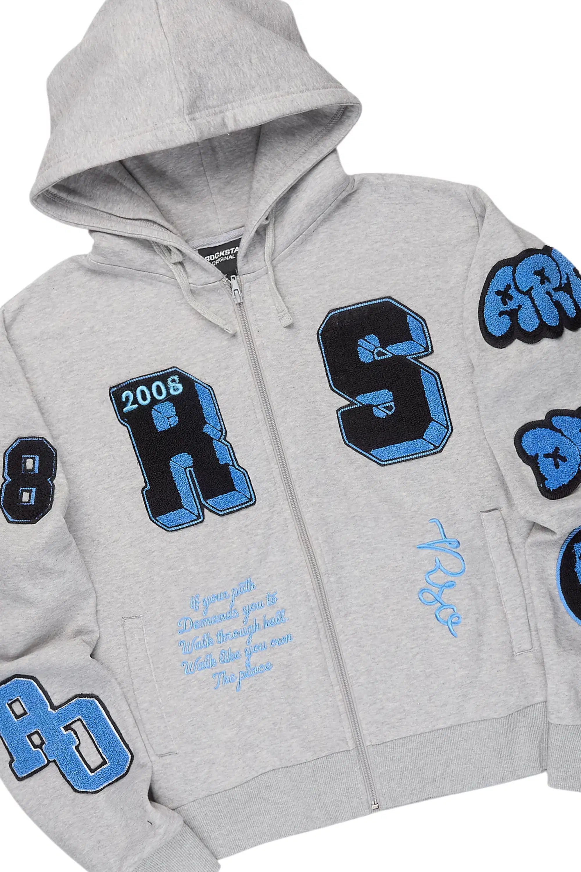 Leslee Heather Grey Super Stacked Trackset