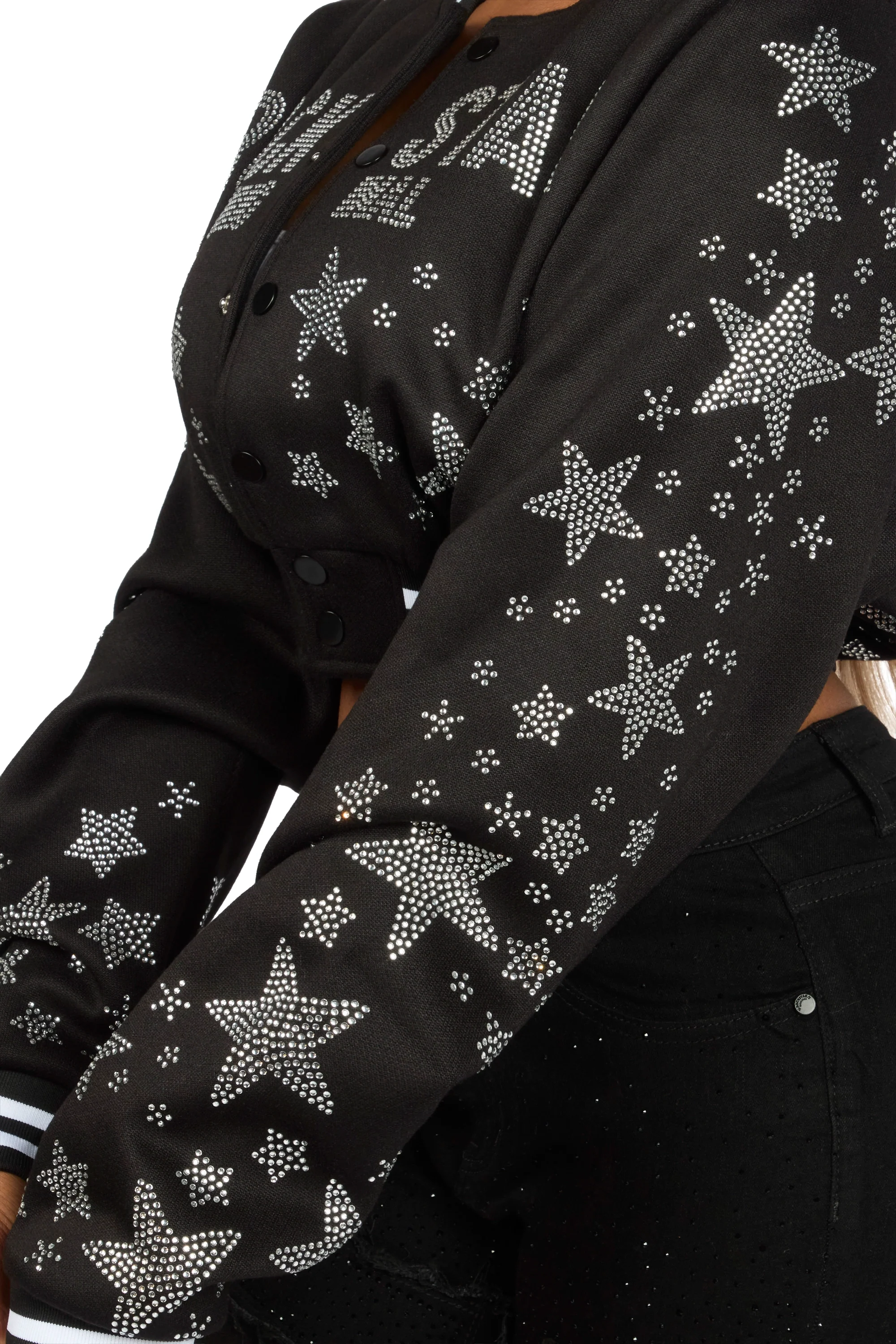 26183-shanda-black-crop-rhinestone-varsity-jacket-5.webp Shanda Black Crop Rhinestone Varsity Jacket