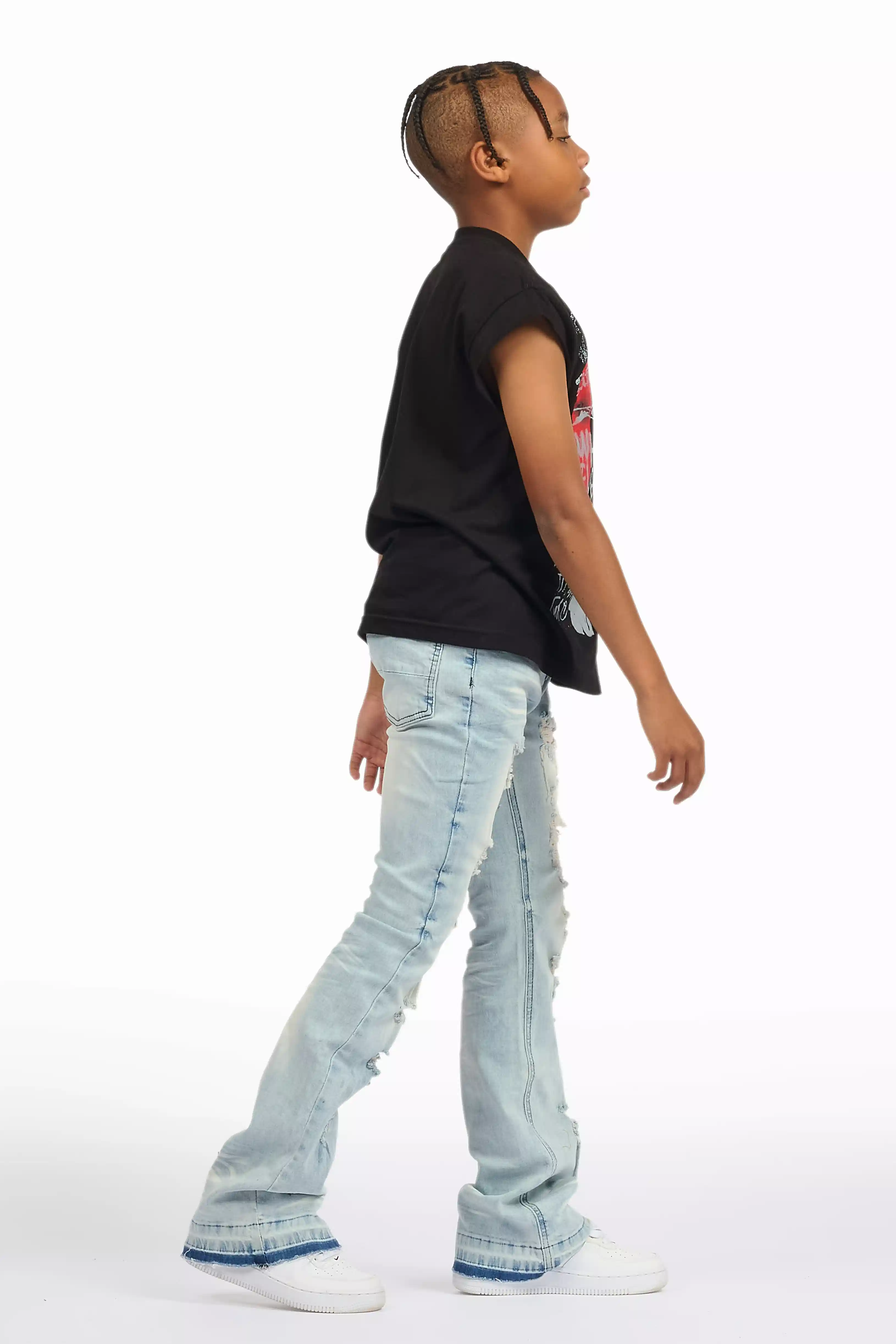 2650-boys-zahir-blue-slim-stacked-flare-jean-5.webp Boys Zahir Blue Slim Stacked Flare Jean