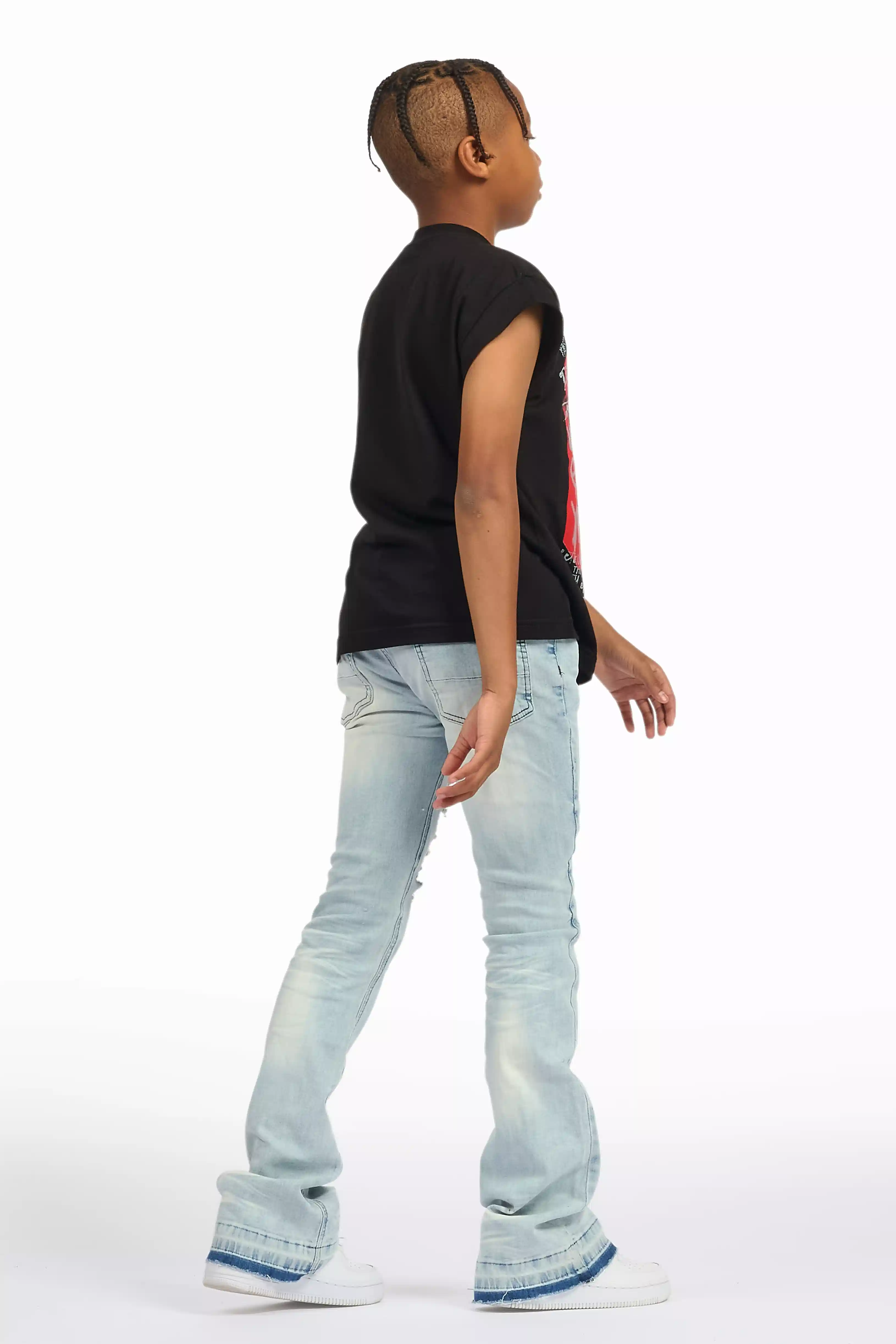 2650-boys-zahir-blue-slim-stacked-flare-jean-6.webp Boys Zahir Blue Slim Stacked Flare Jean