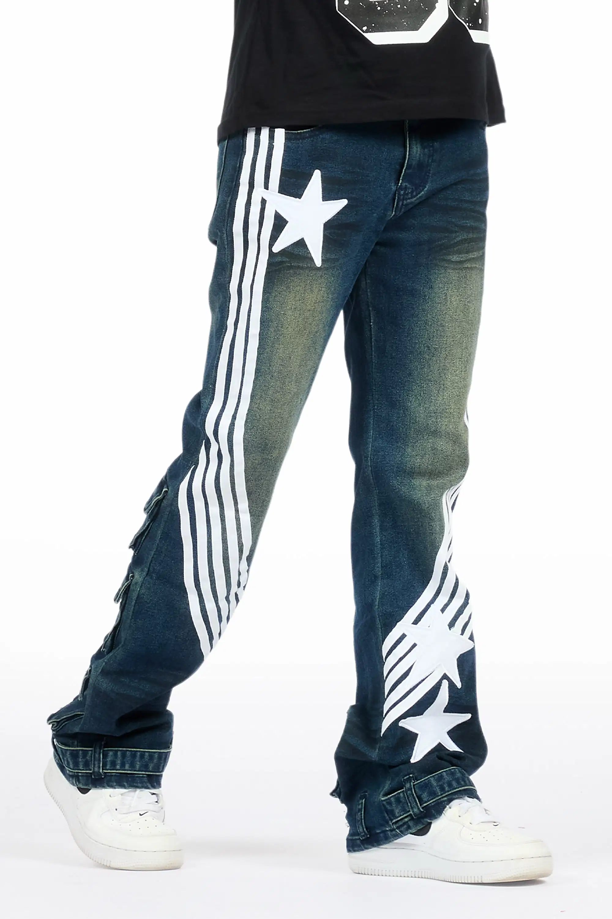 Boys Jazz Dark Wash Stacked Jean