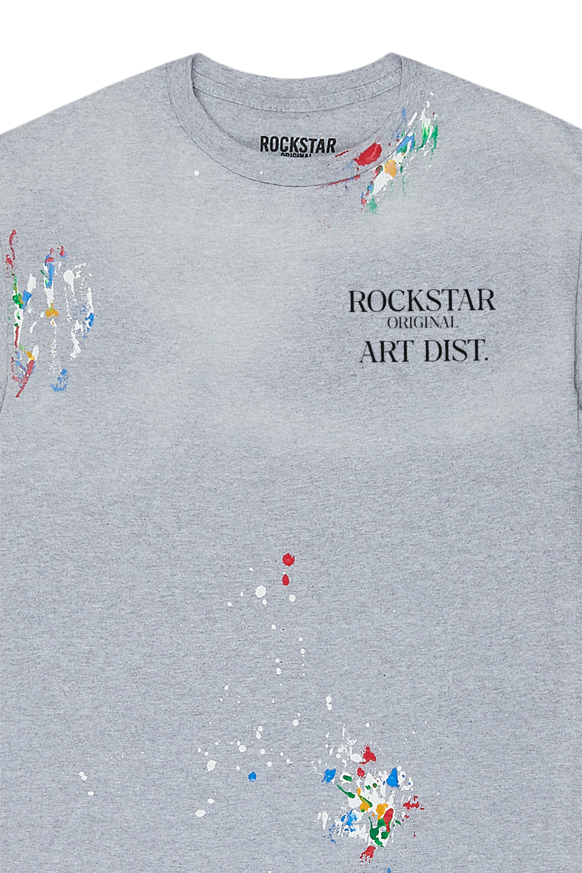 Can't Be Tamed Heather Grey Oversized Tee
