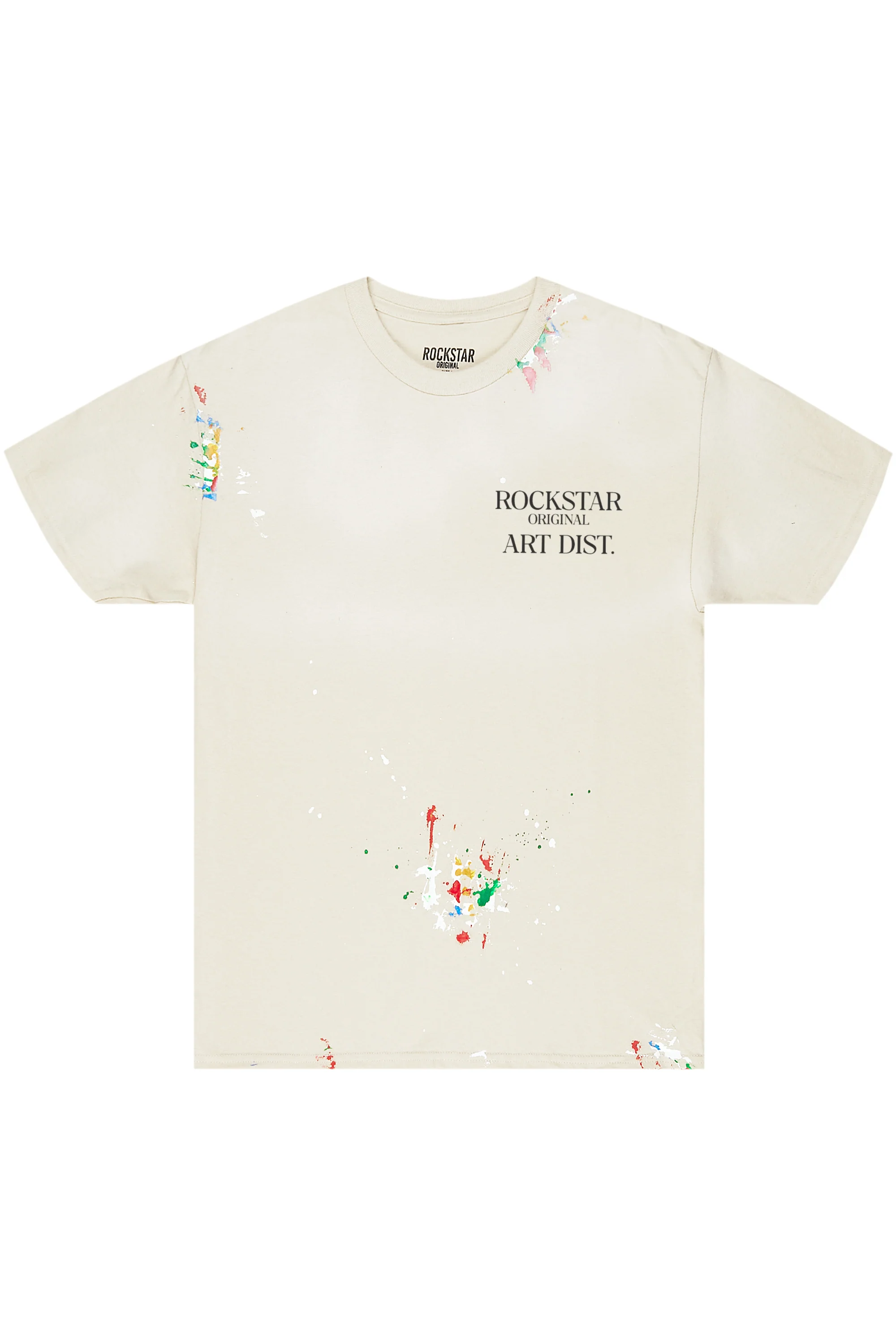 Can't Be Tamed Beige Oversized Tee