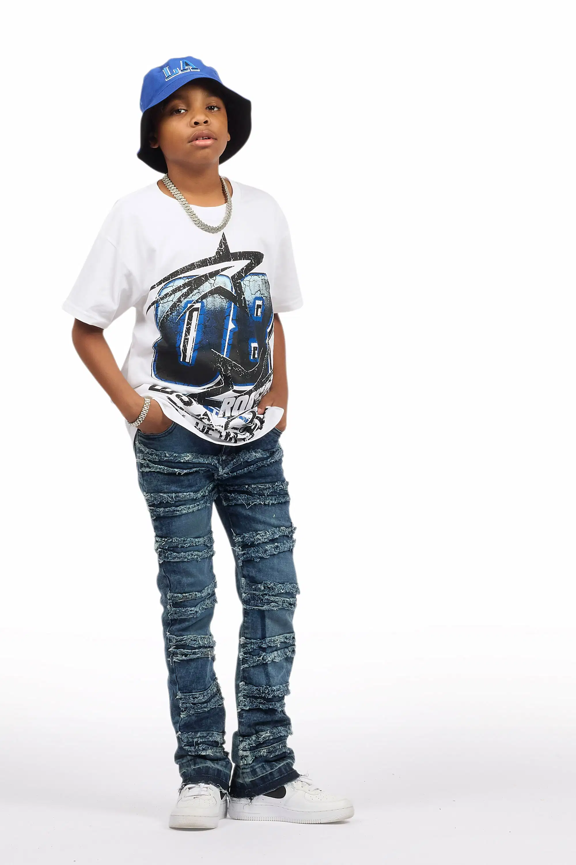 330-boys-eli-blue-wash-flare-frayed-jean-6.webp Boys Eli Blue Wash Flare Frayed Jean