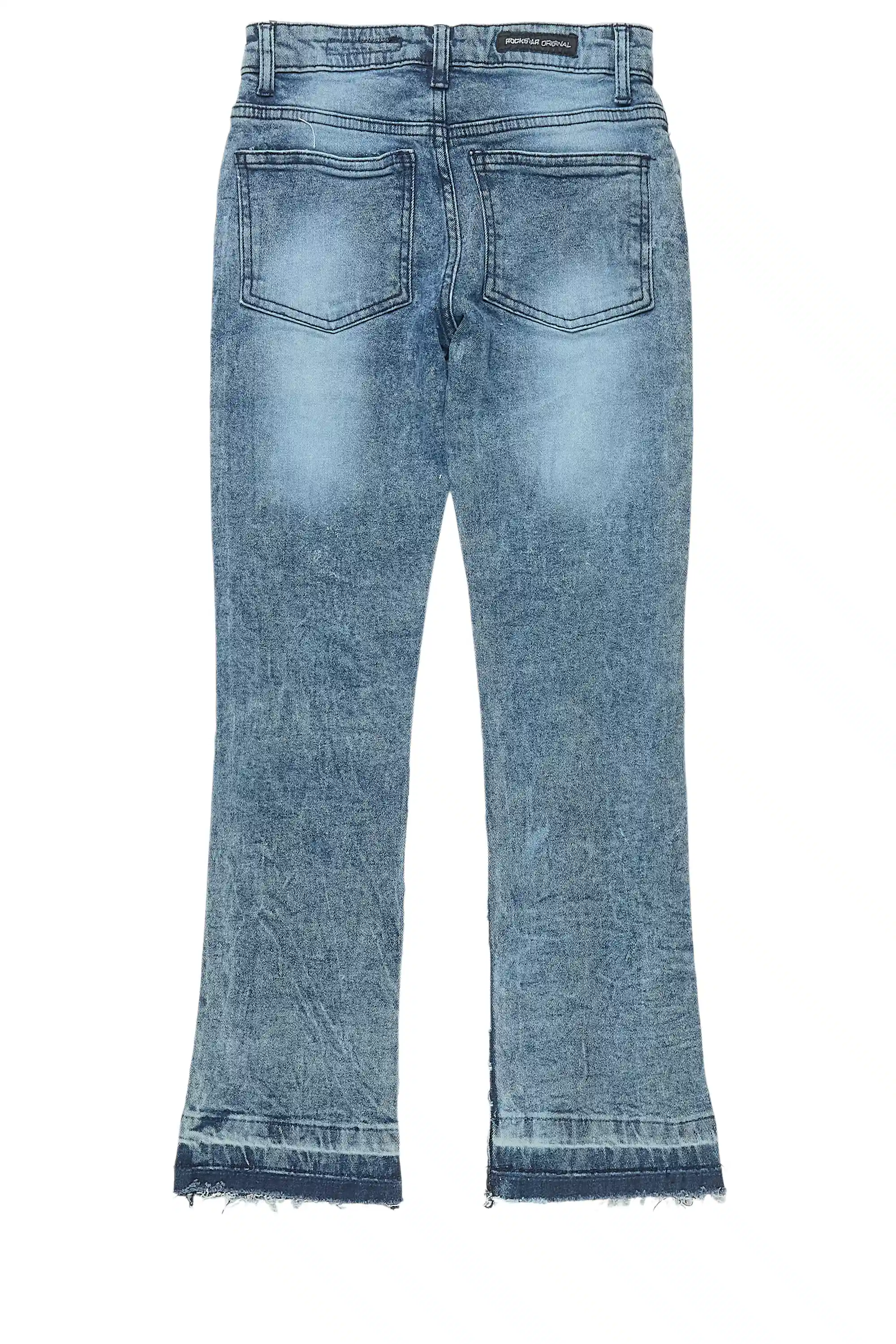 330-boys-eli-blue-wash-flare-frayed-jean-9.webp Boys Eli Blue Wash Flare Frayed Jean