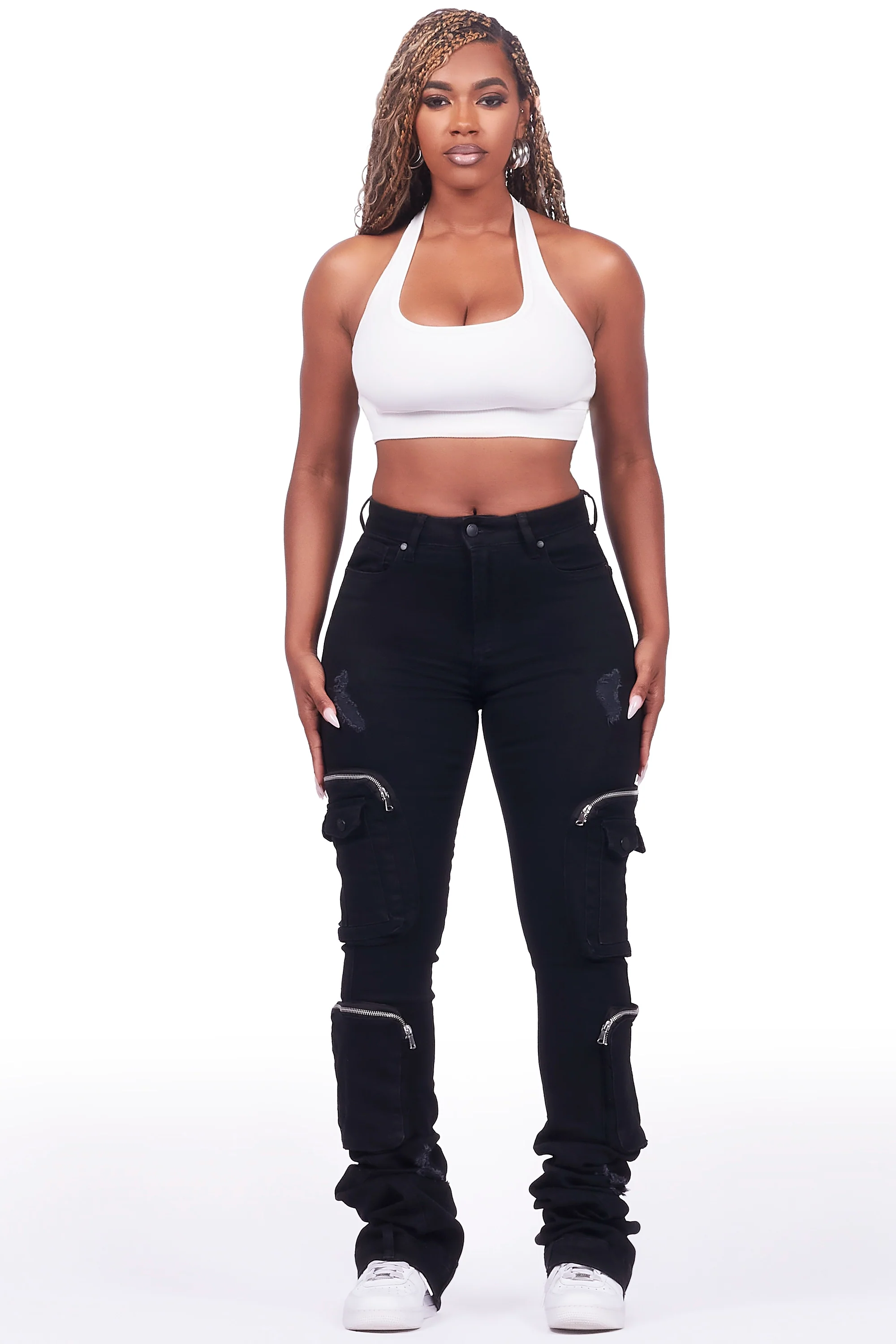 3399-alisson-black-cargo-super-stacked-jean-4.webp Alisson Black Cargo Super Stacked Jean